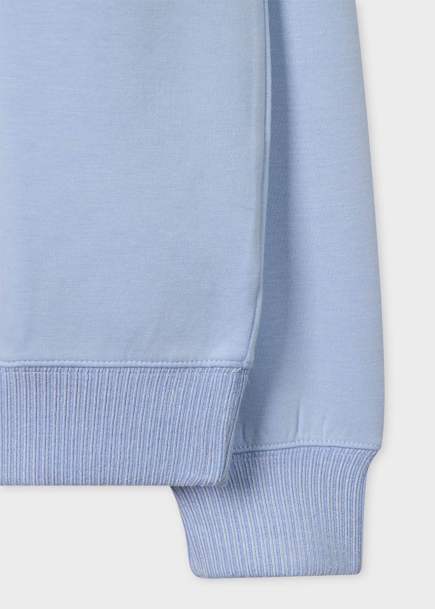 Light Blue Embossed 'Happy' Hoodie