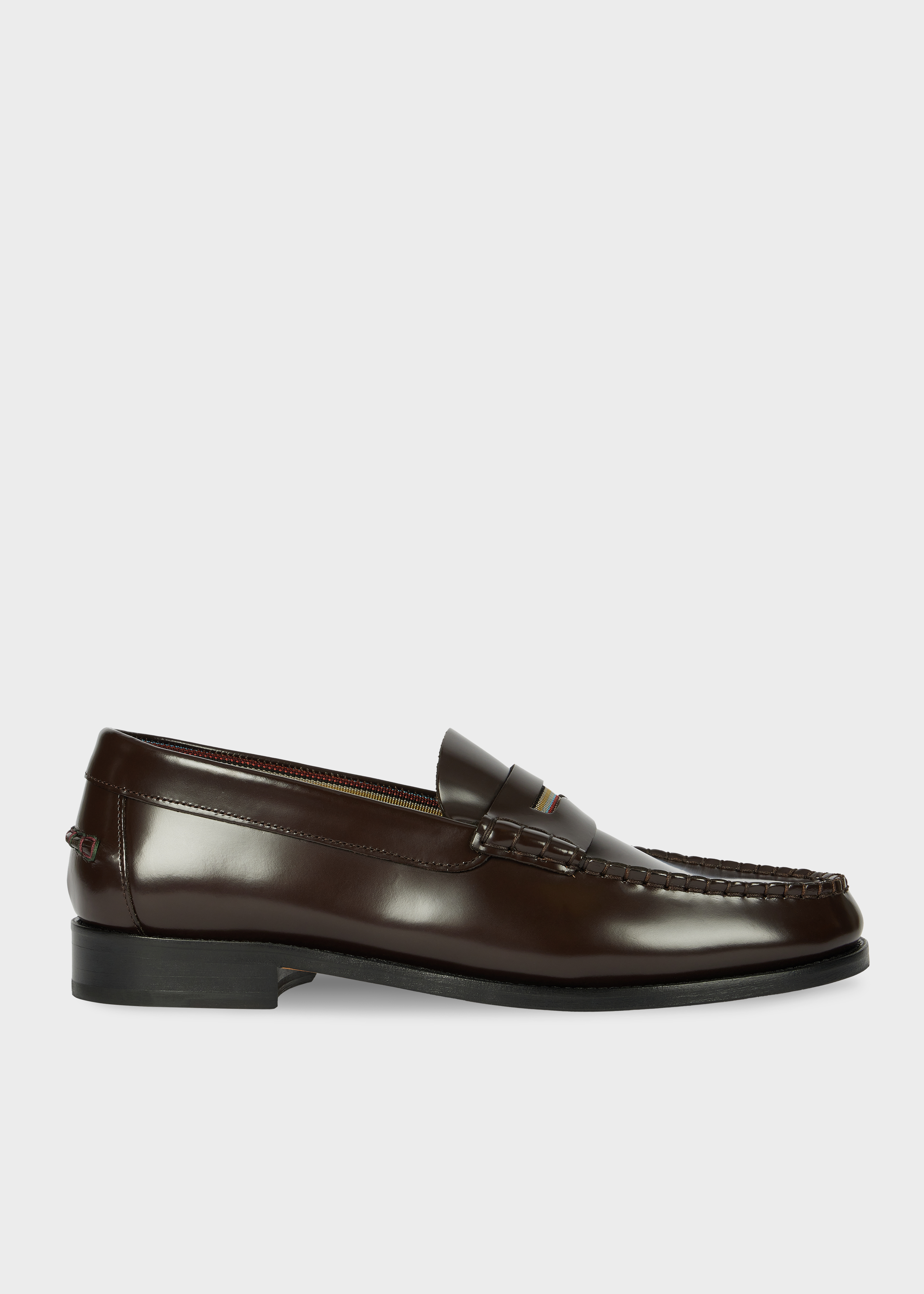 Dark Brown Leather 'Lido' Loafers