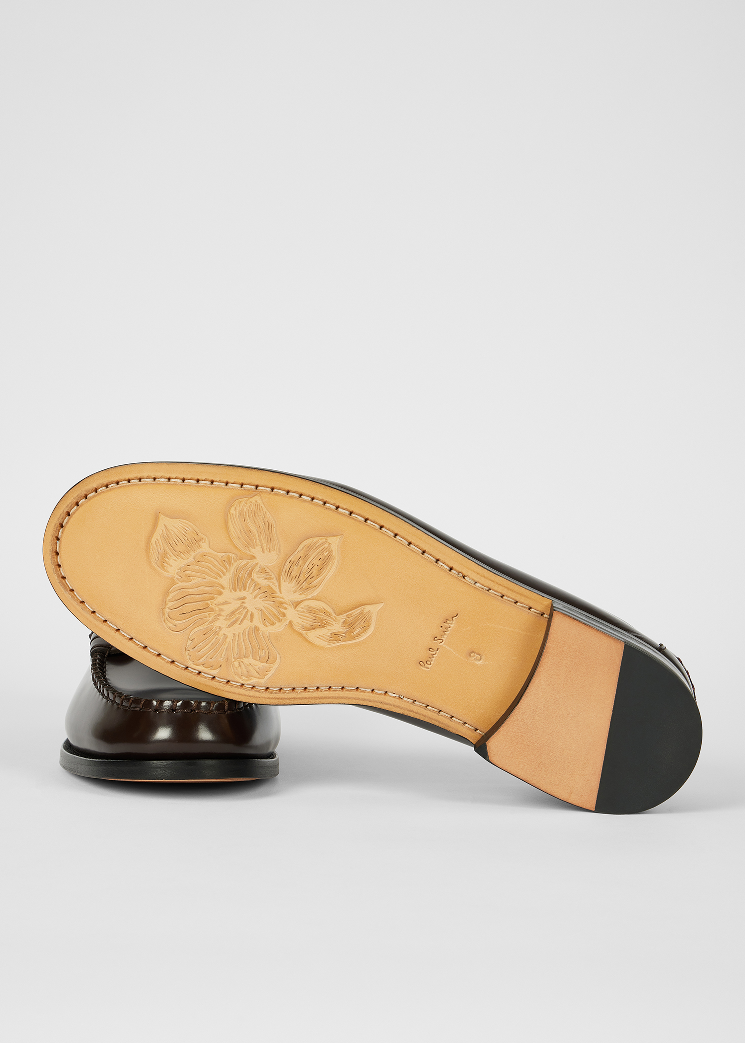 Dark Brown Leather 'Lido' Loafers