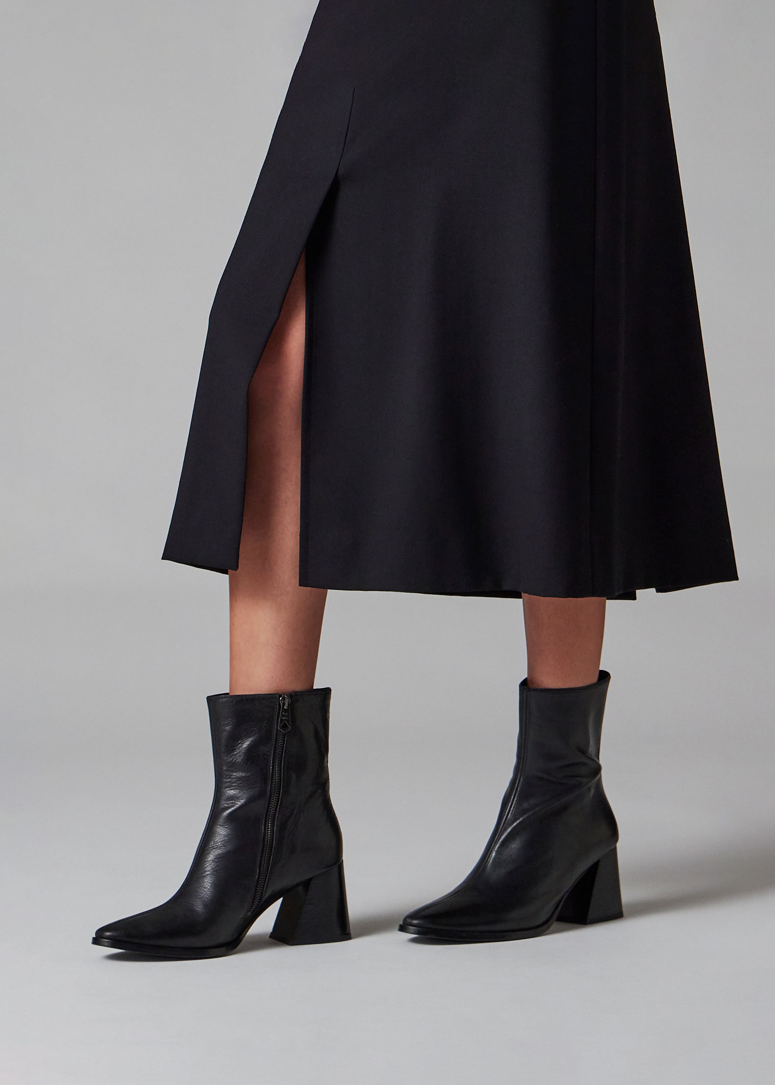 Women's Black Leather 'Baylis' Boots