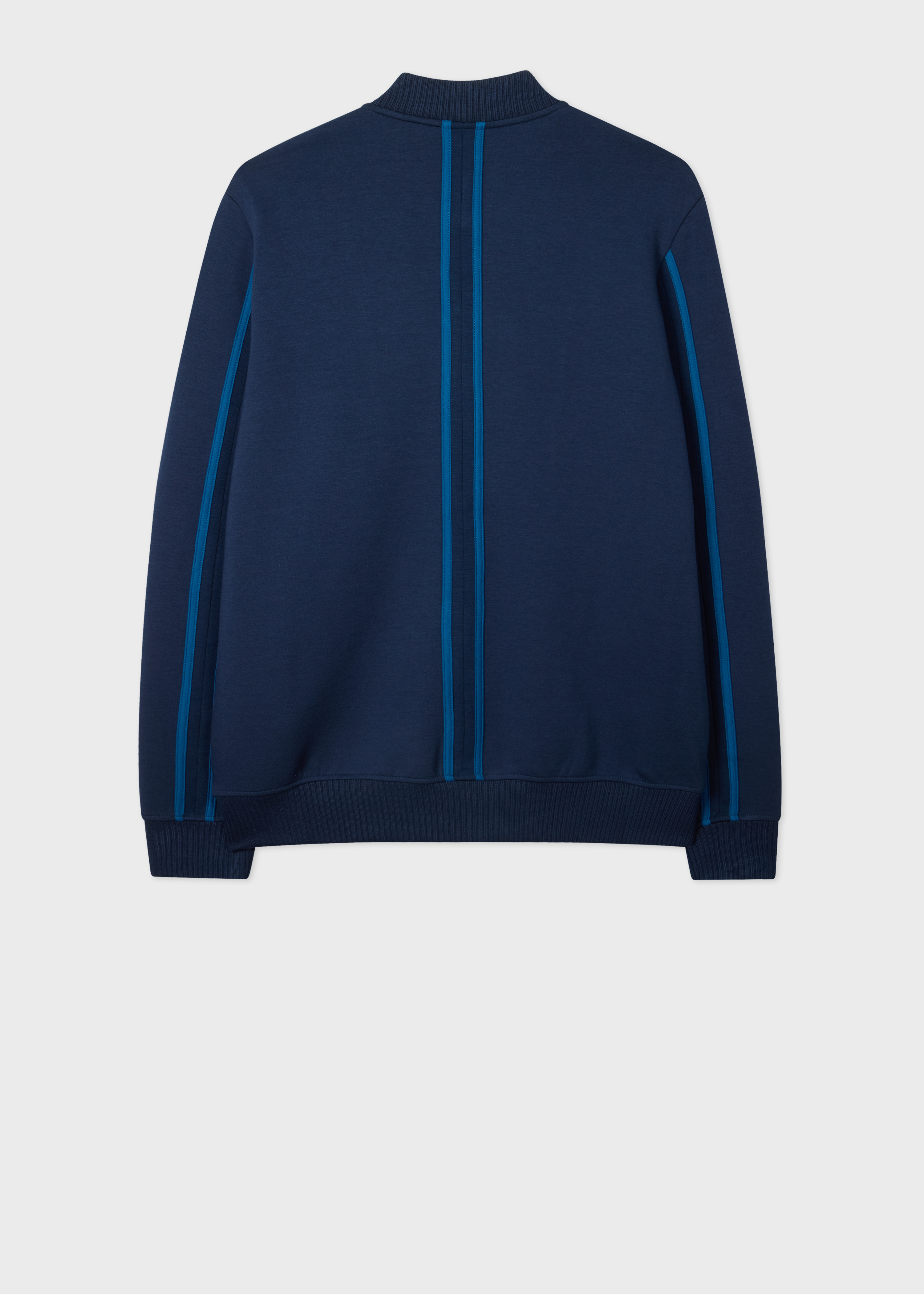 Navy Jersey Bomber Jacket