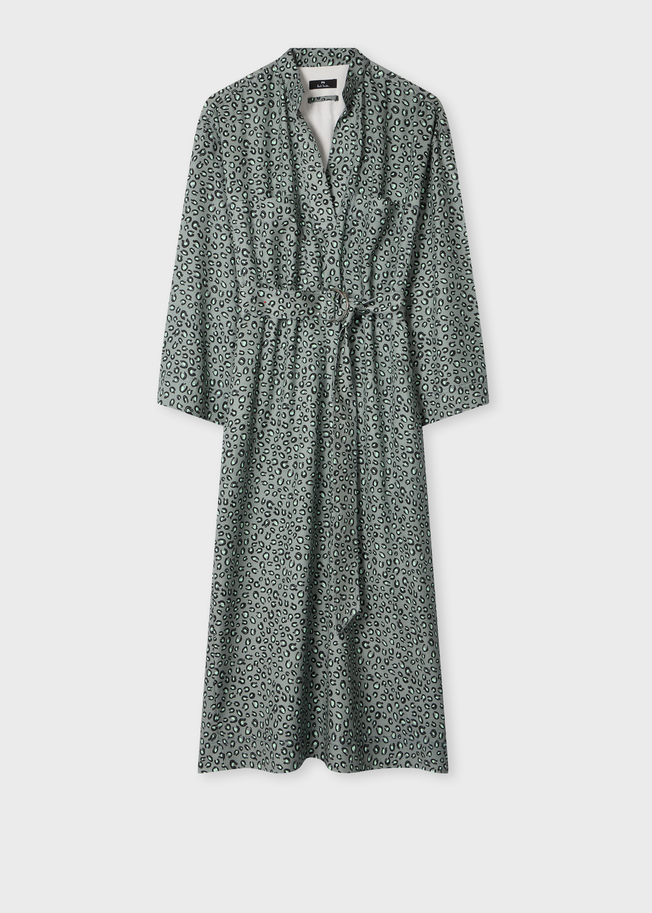 Women's Blue 'Animal' Print Dress