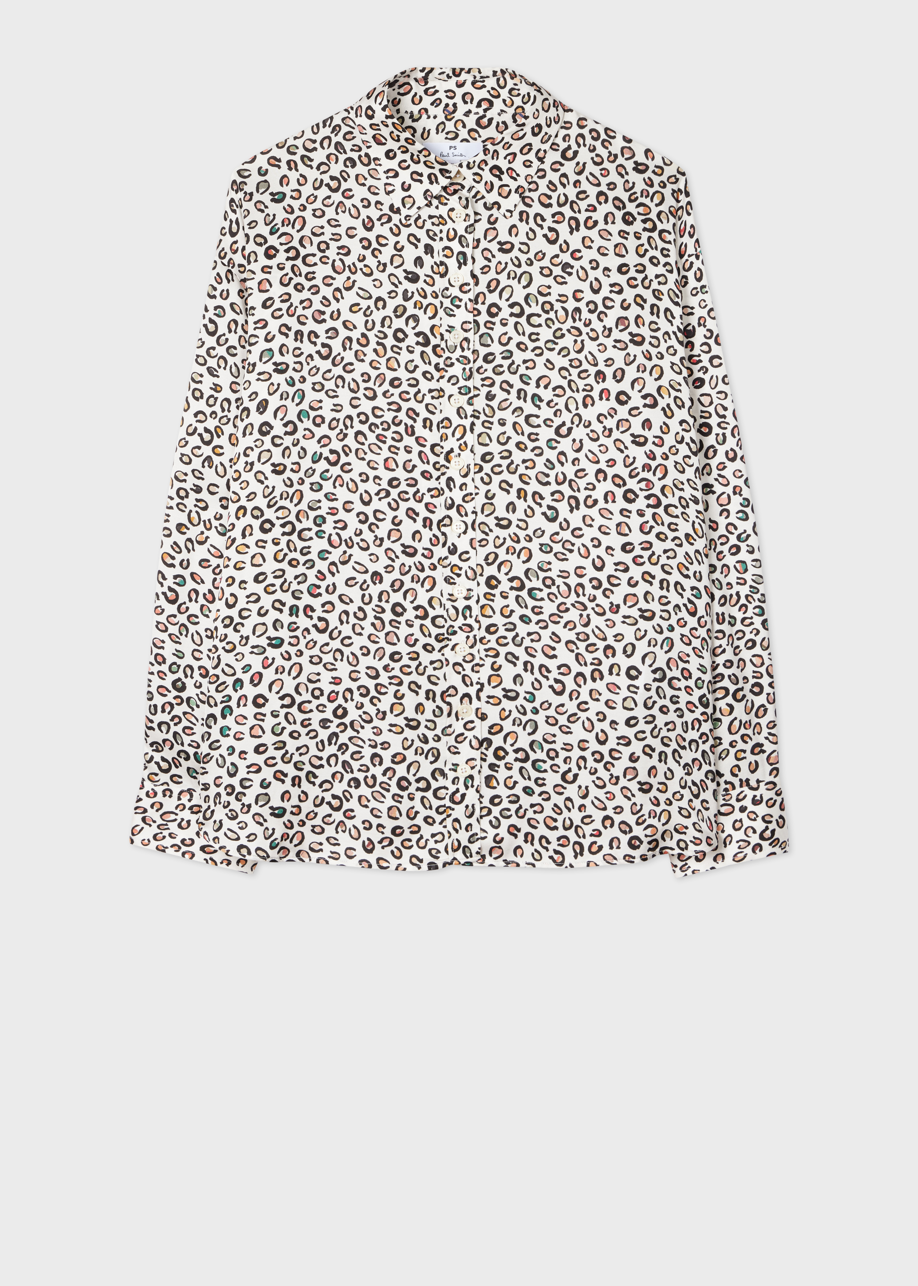 Women's Ecru 'Animal' Print Shirt