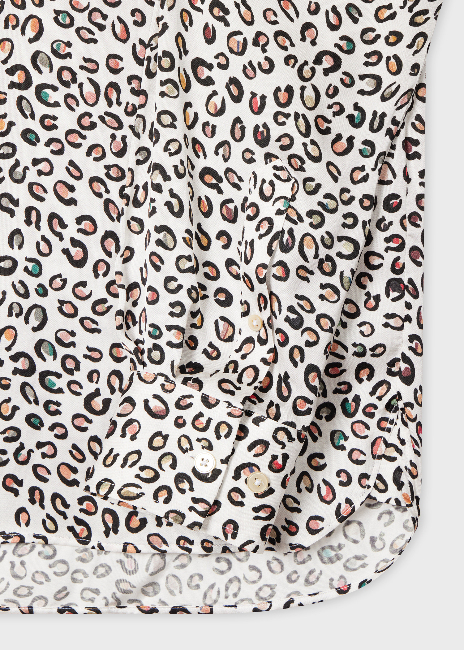 Women's Ecru 'Animal' Print Shirt
