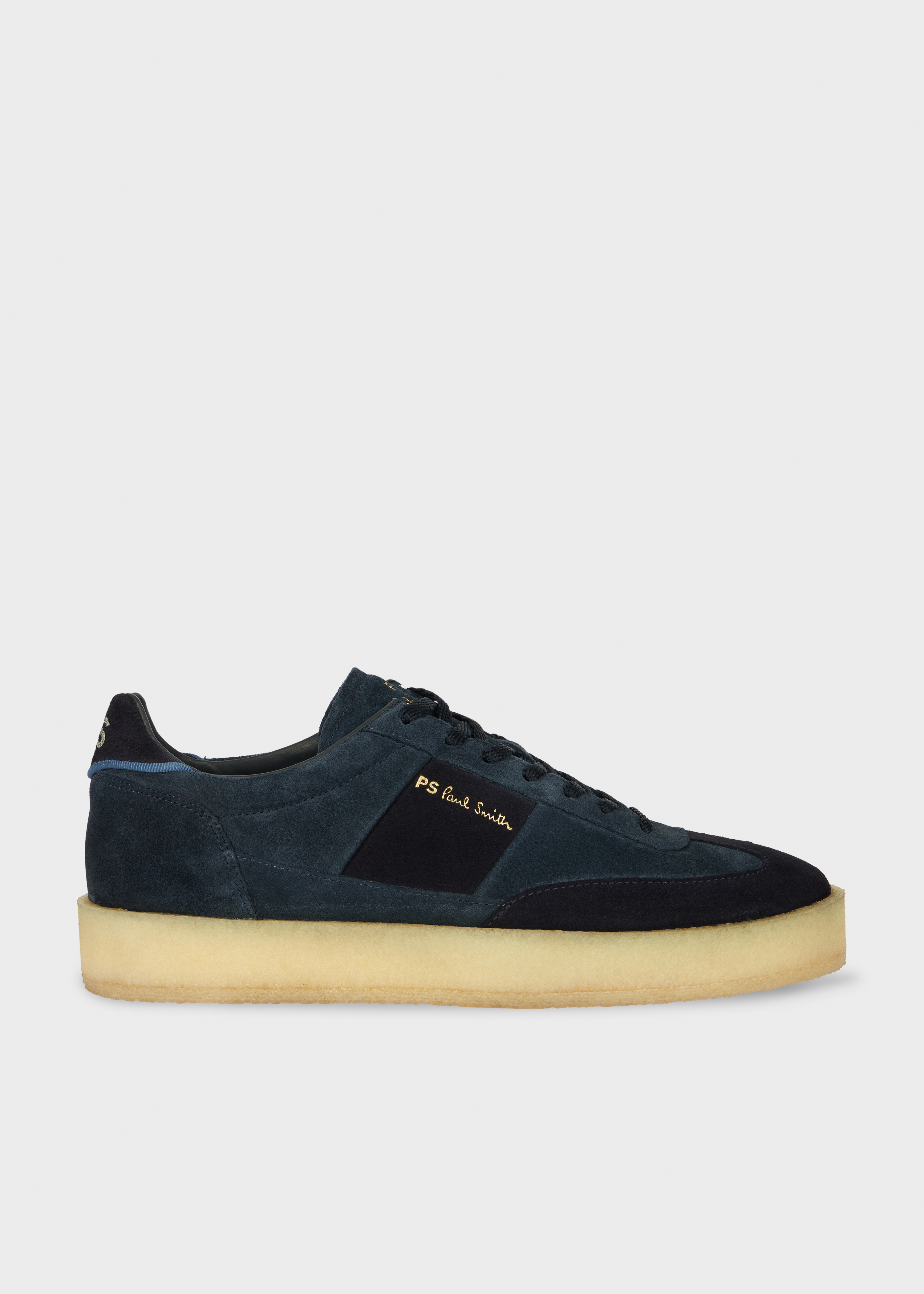 Navy Crepe Sole 'Dover' Trainers
