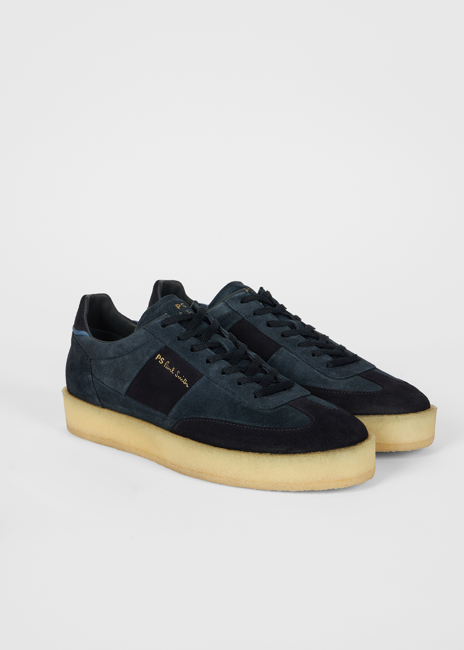 Navy Crepe Sole 'Dover' Trainers
