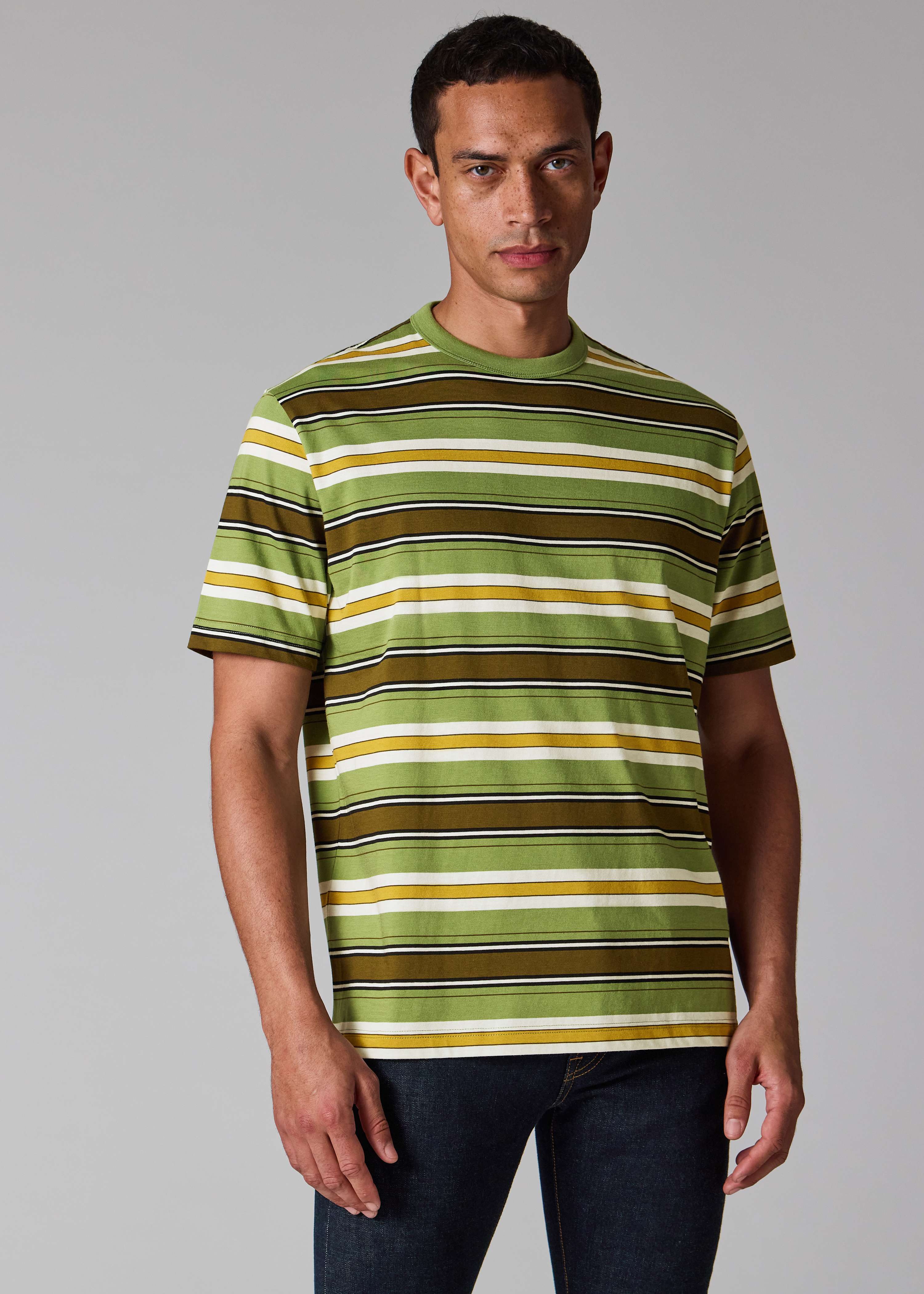 Light Green Stripe T-Shirt