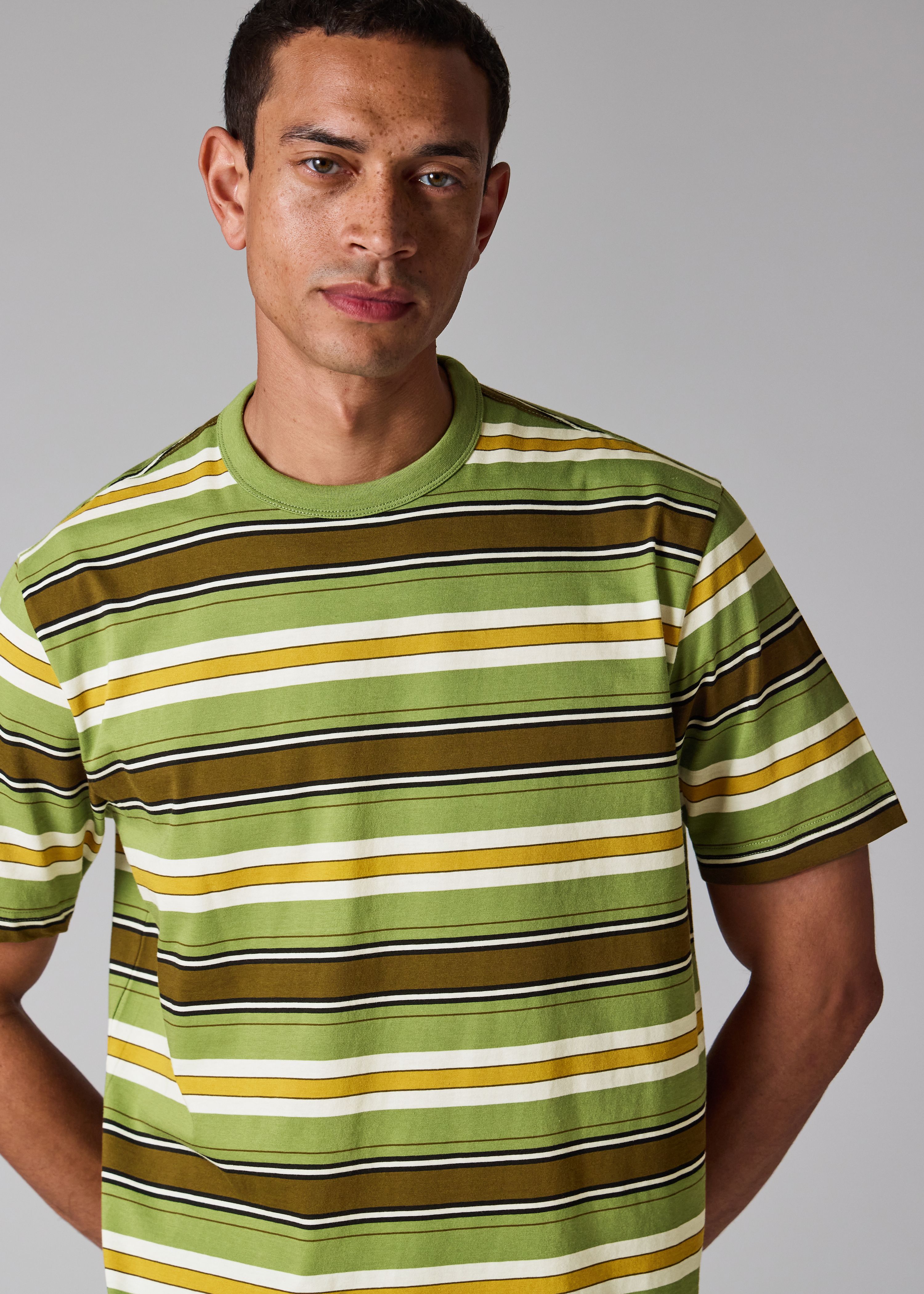 Light Green Stripe T-Shirt