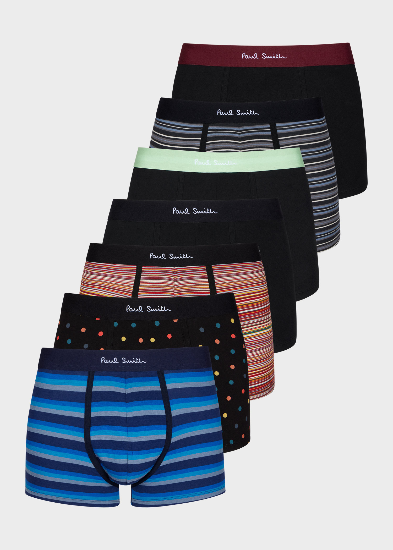 Mixed-Pattern Boxer Briefs Seven Pack