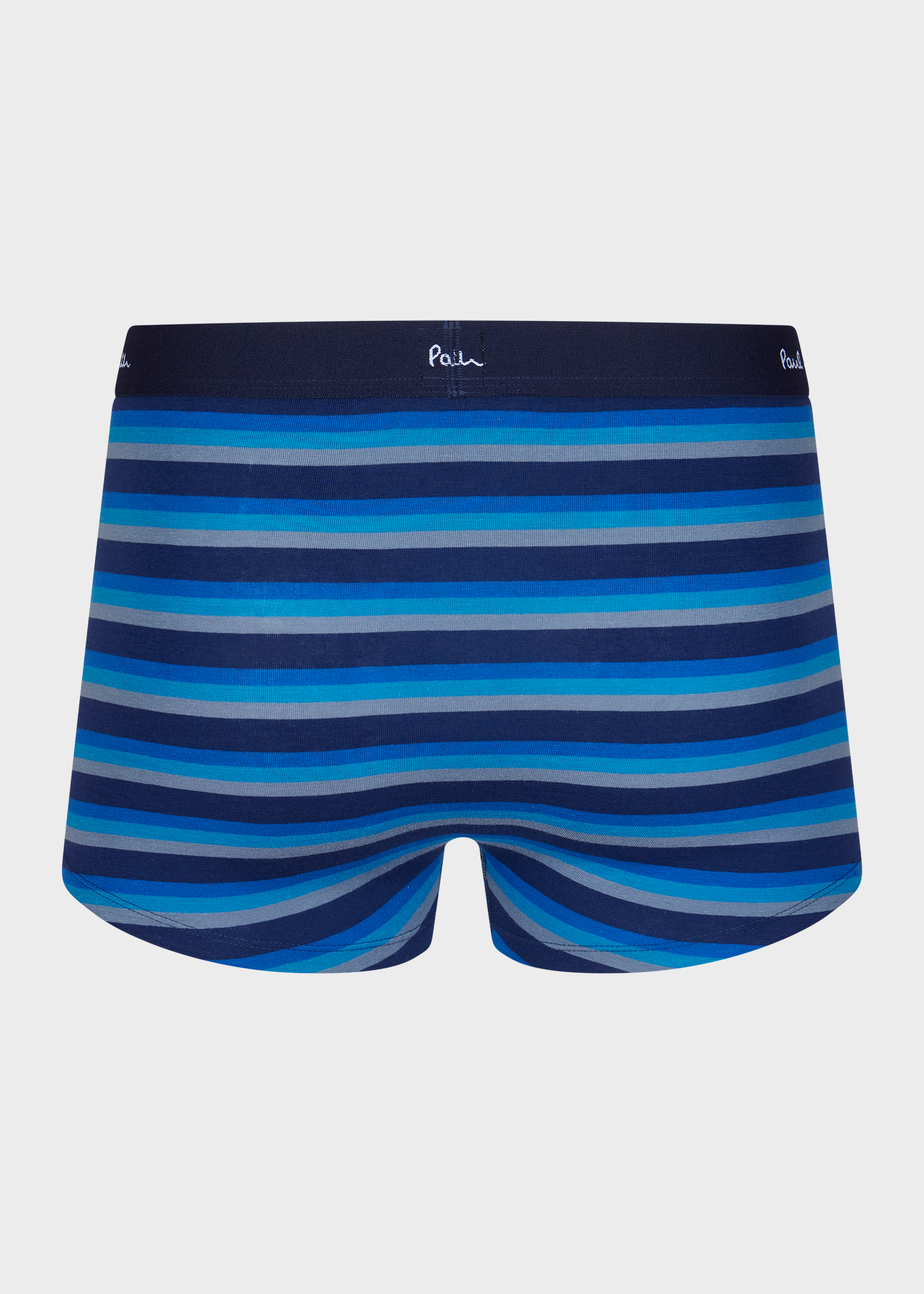 Stripe and Plain Mixed Boxer Briefs Five Pack