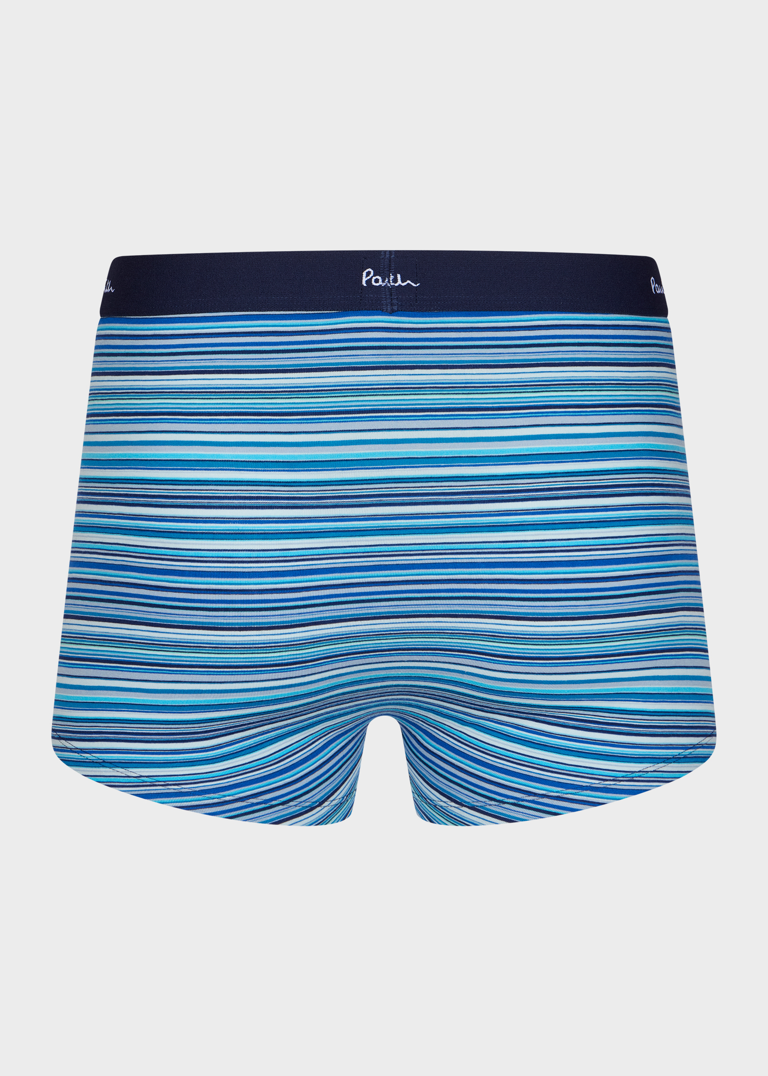 Stripe and Plain Mixed Boxer Briefs Five Pack