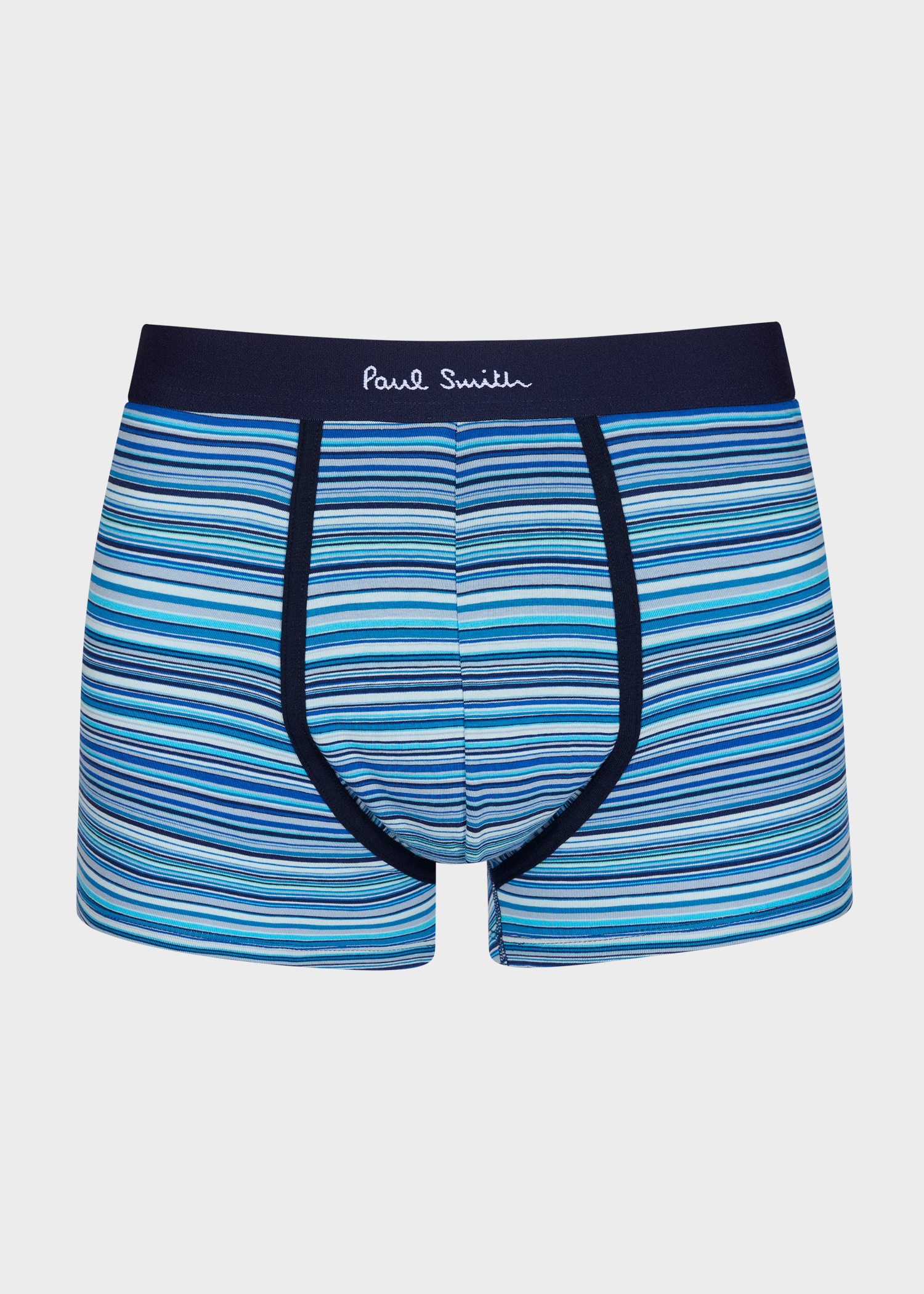 Stripe and Plain Mixed Boxer Briefs Five Pack