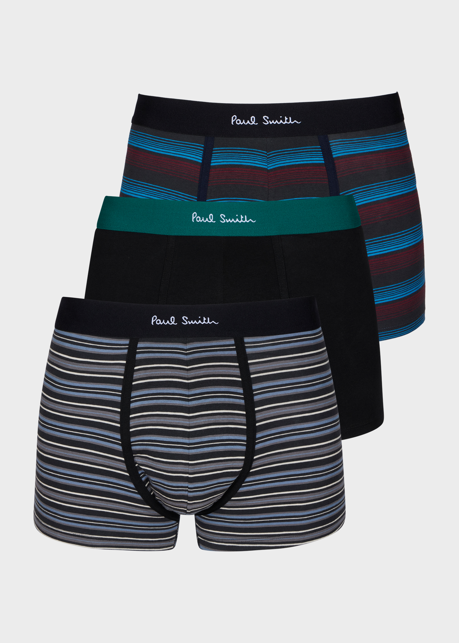 Stripe Mixed Boxer Briefs Three Pack