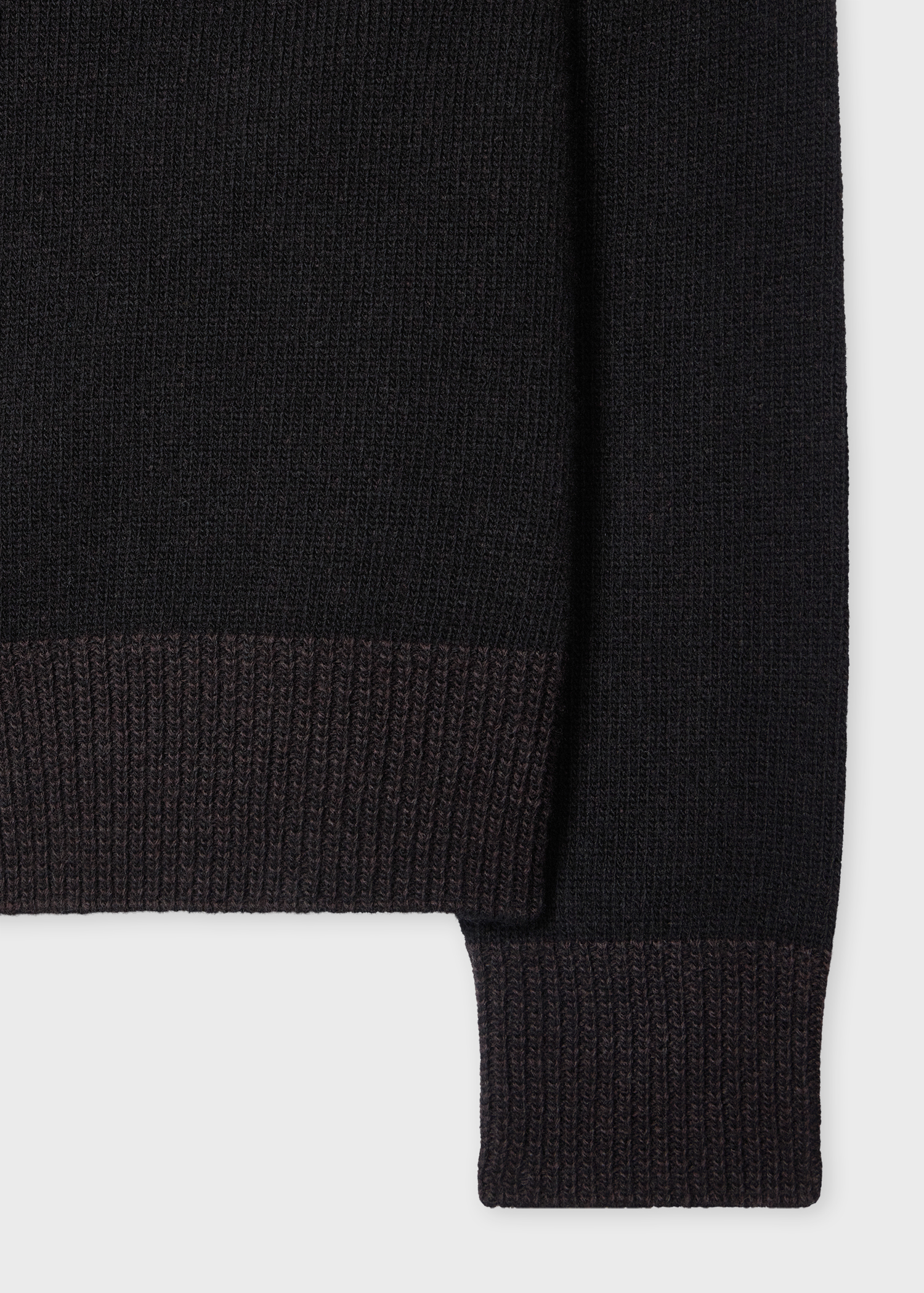 Black Lambswool Cardigan