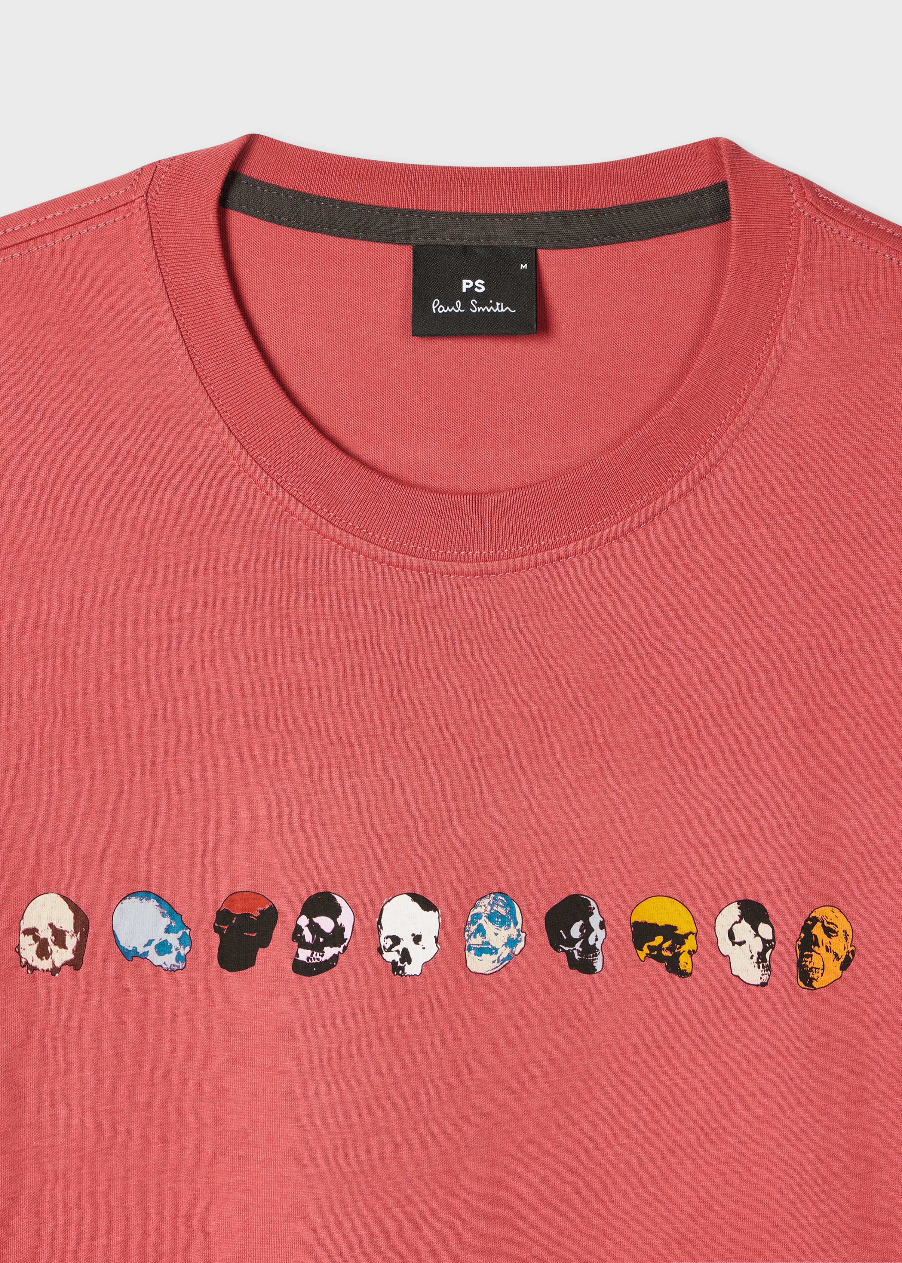 Pink 'Mini Skulls' Print T-Shirt