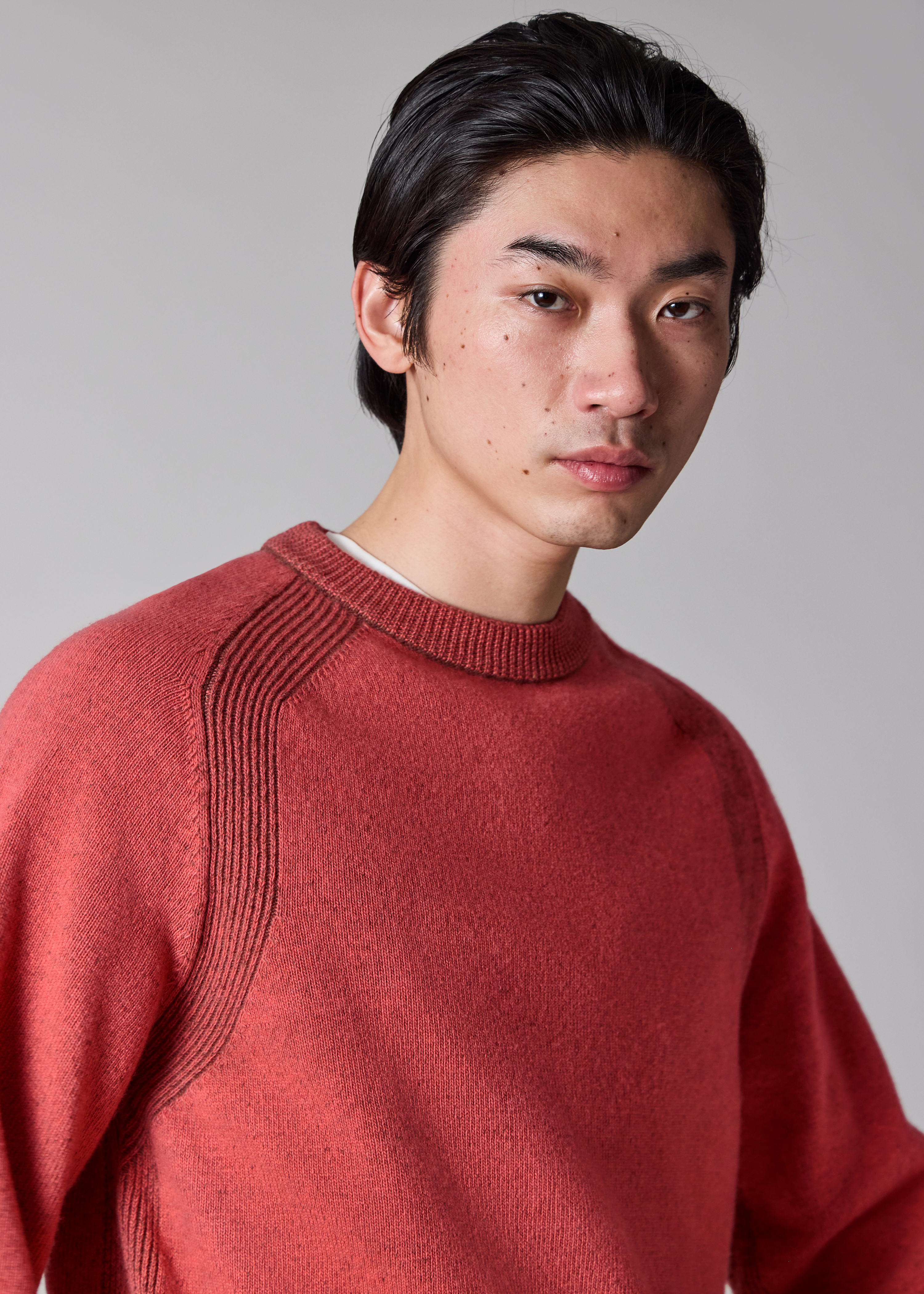 Coral Lambswool Sweater
