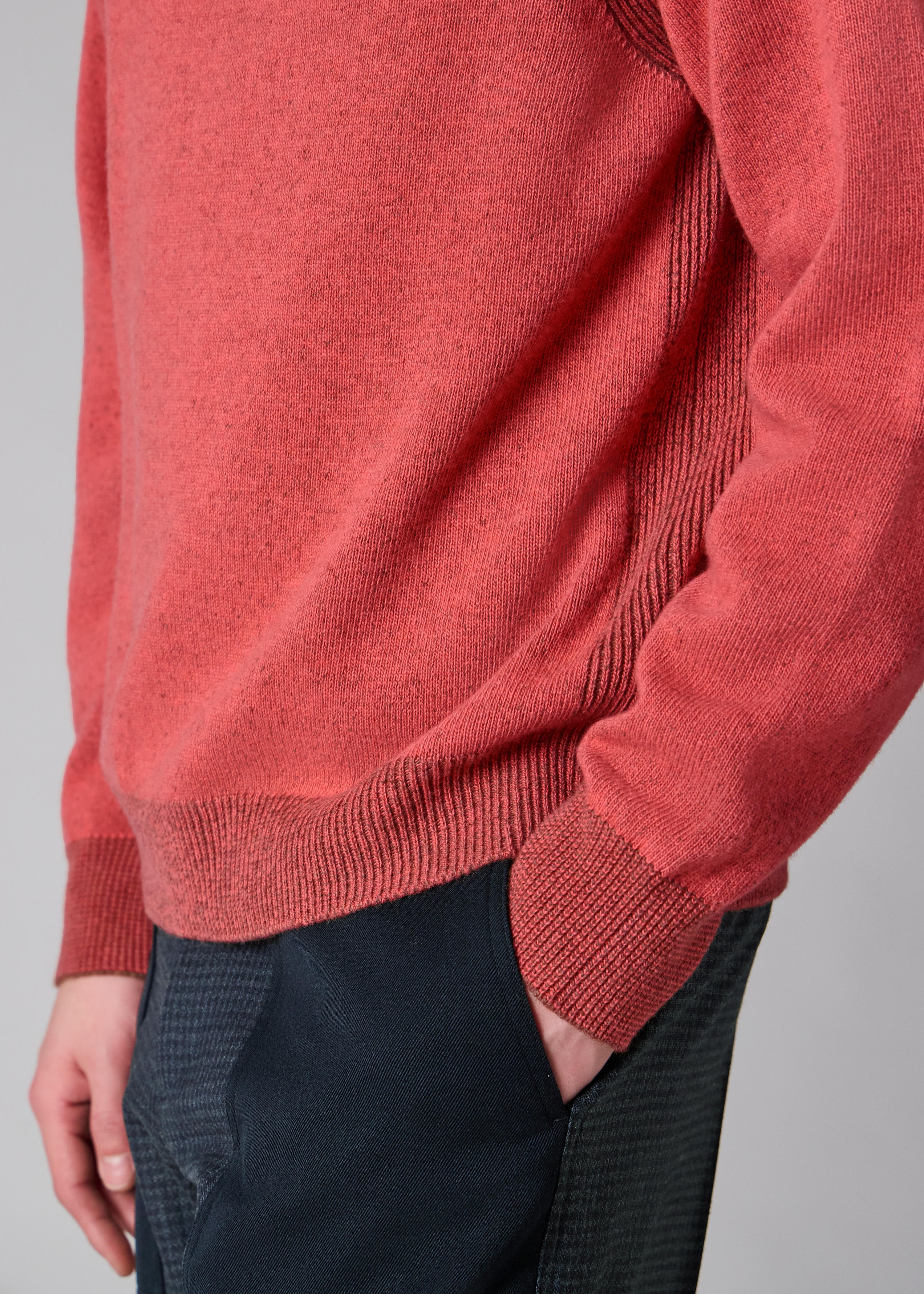 Coral Lambswool Sweater