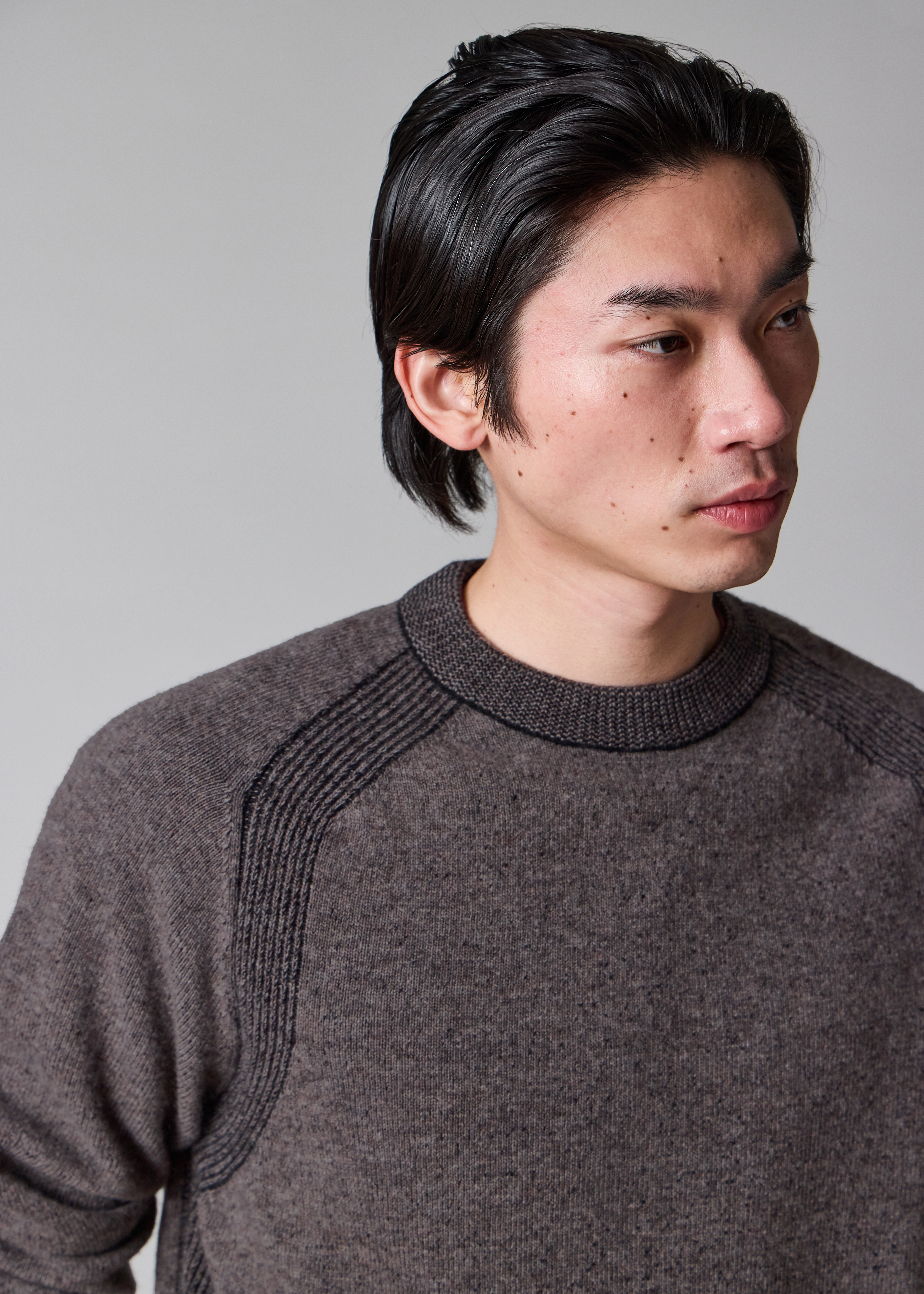 Grey Lambswool Sweater