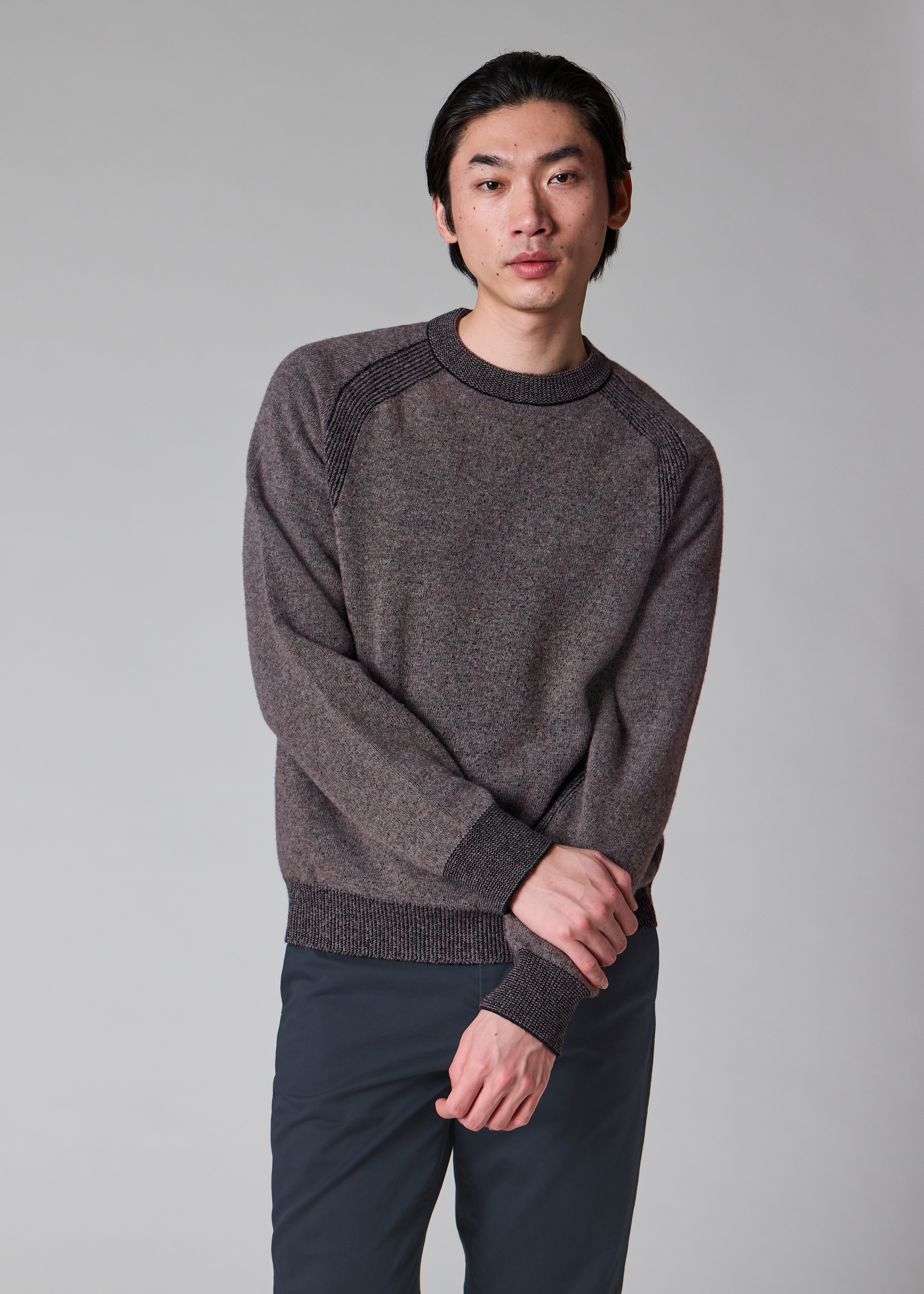 Grey Lambswool Sweater