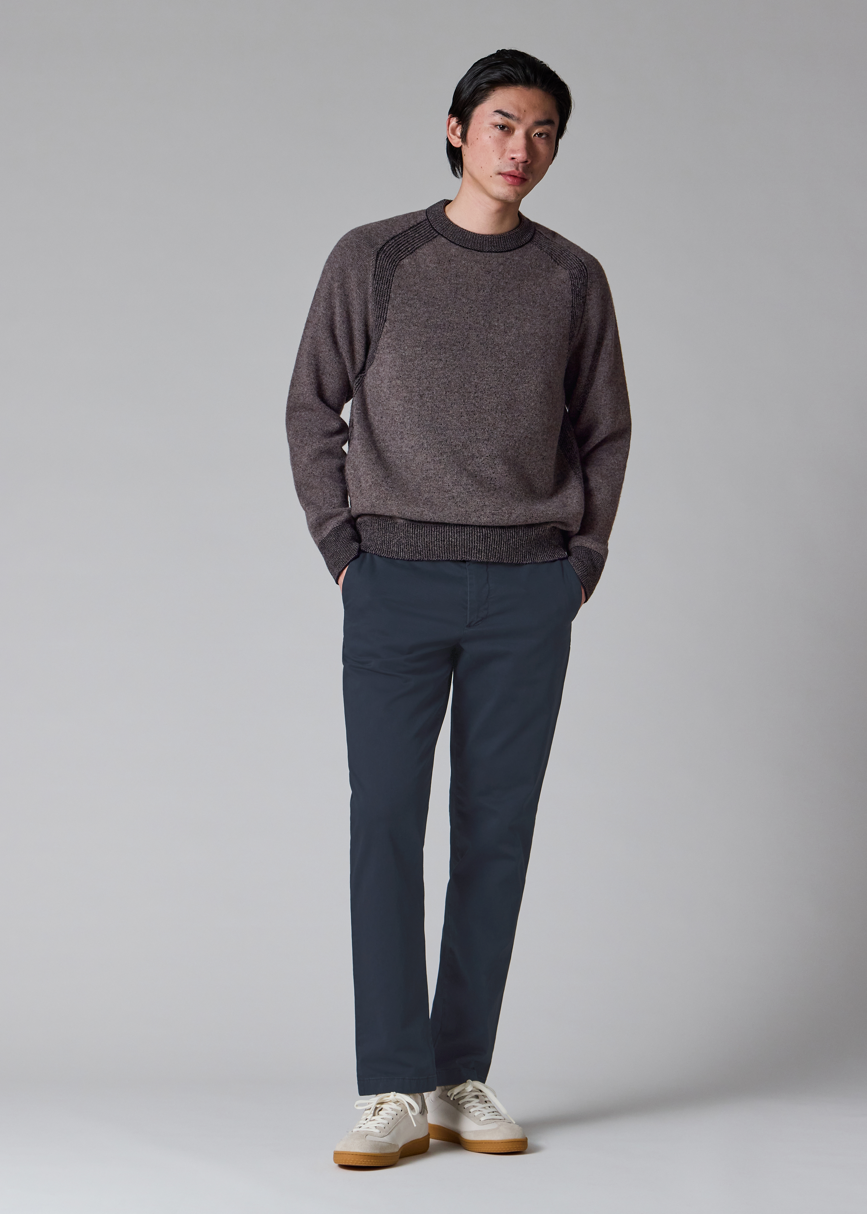 Grey Lambswool Sweater
