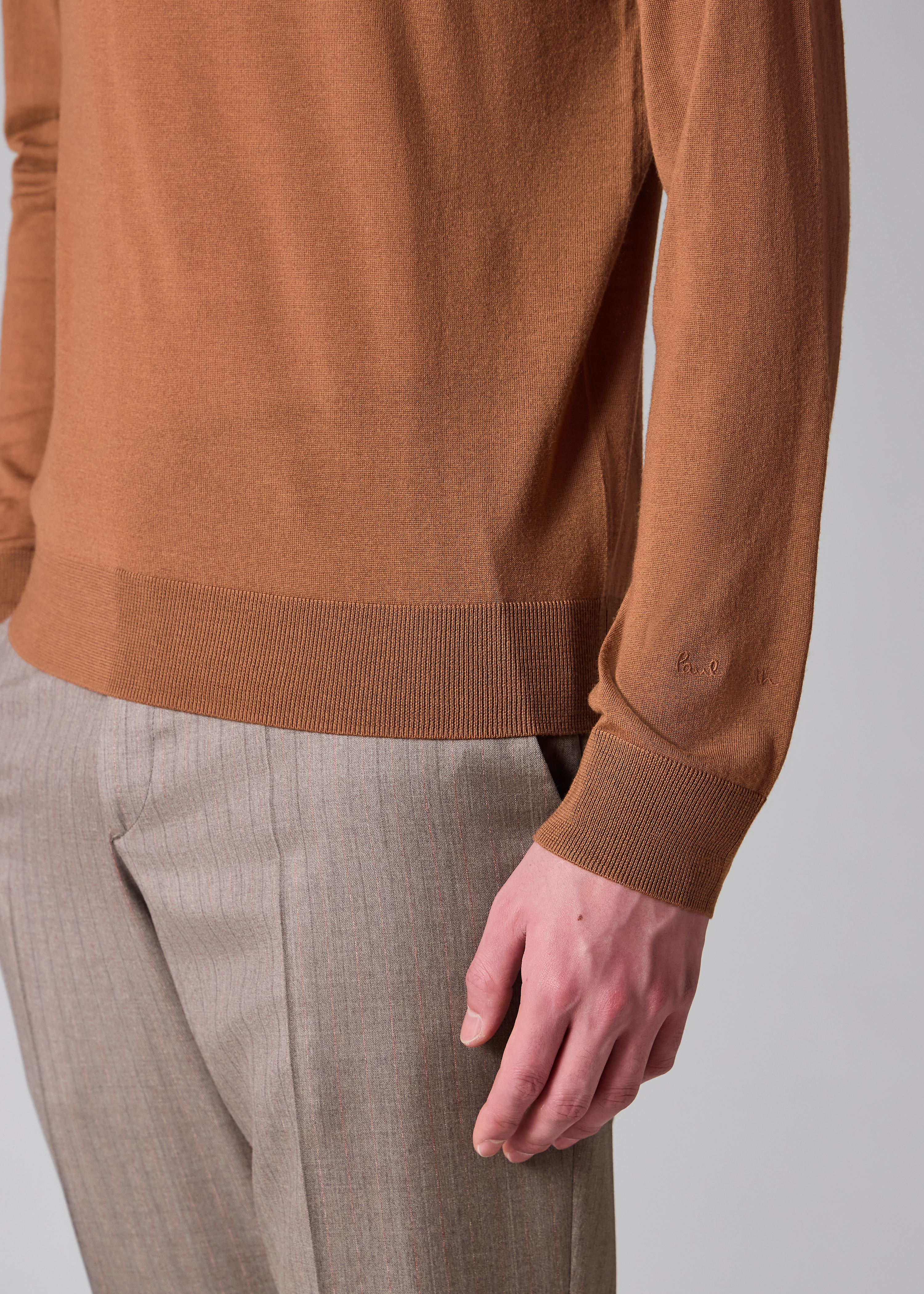 Terracotta Merino Wool Sweater