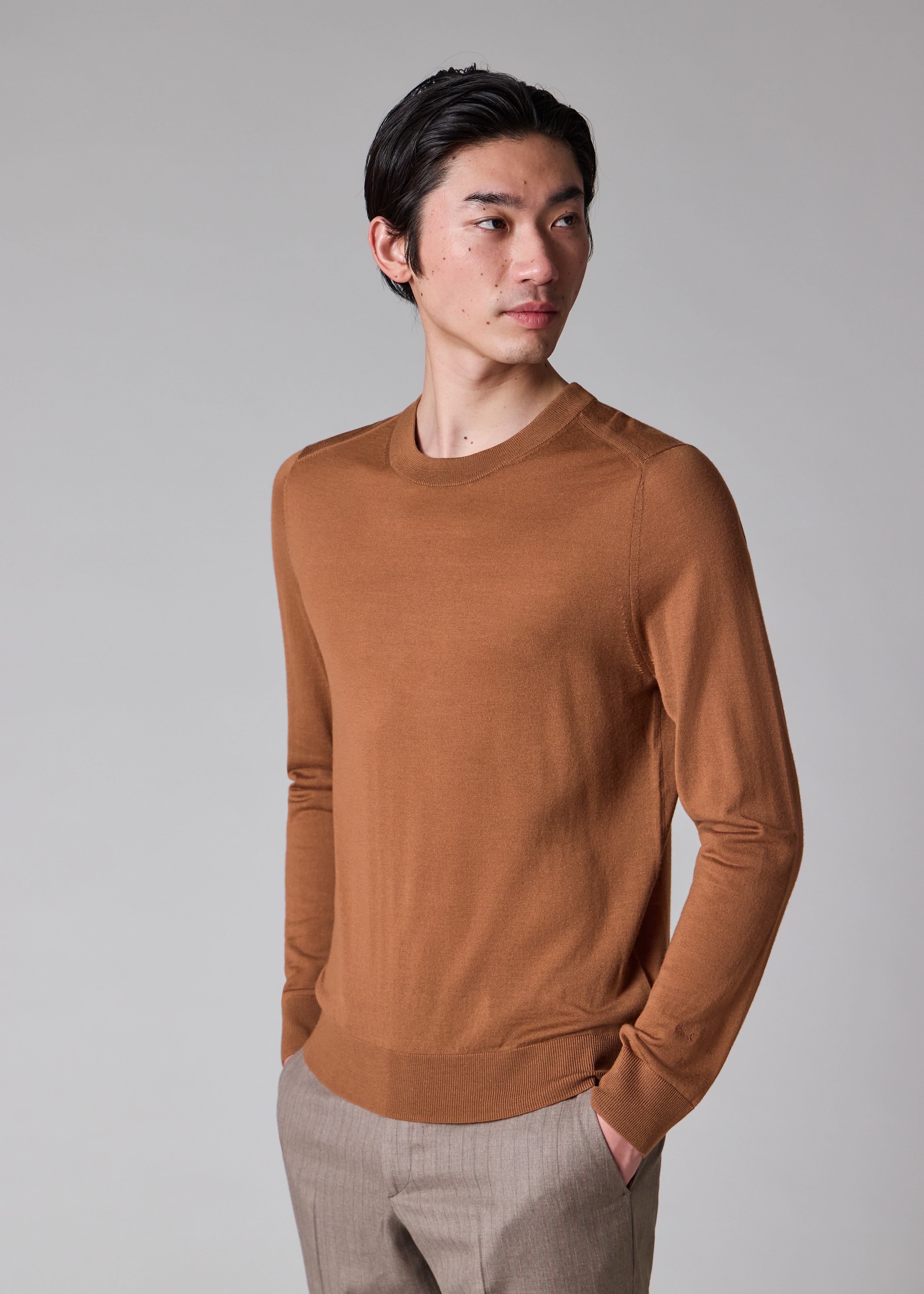 Terracotta Merino Wool Sweater