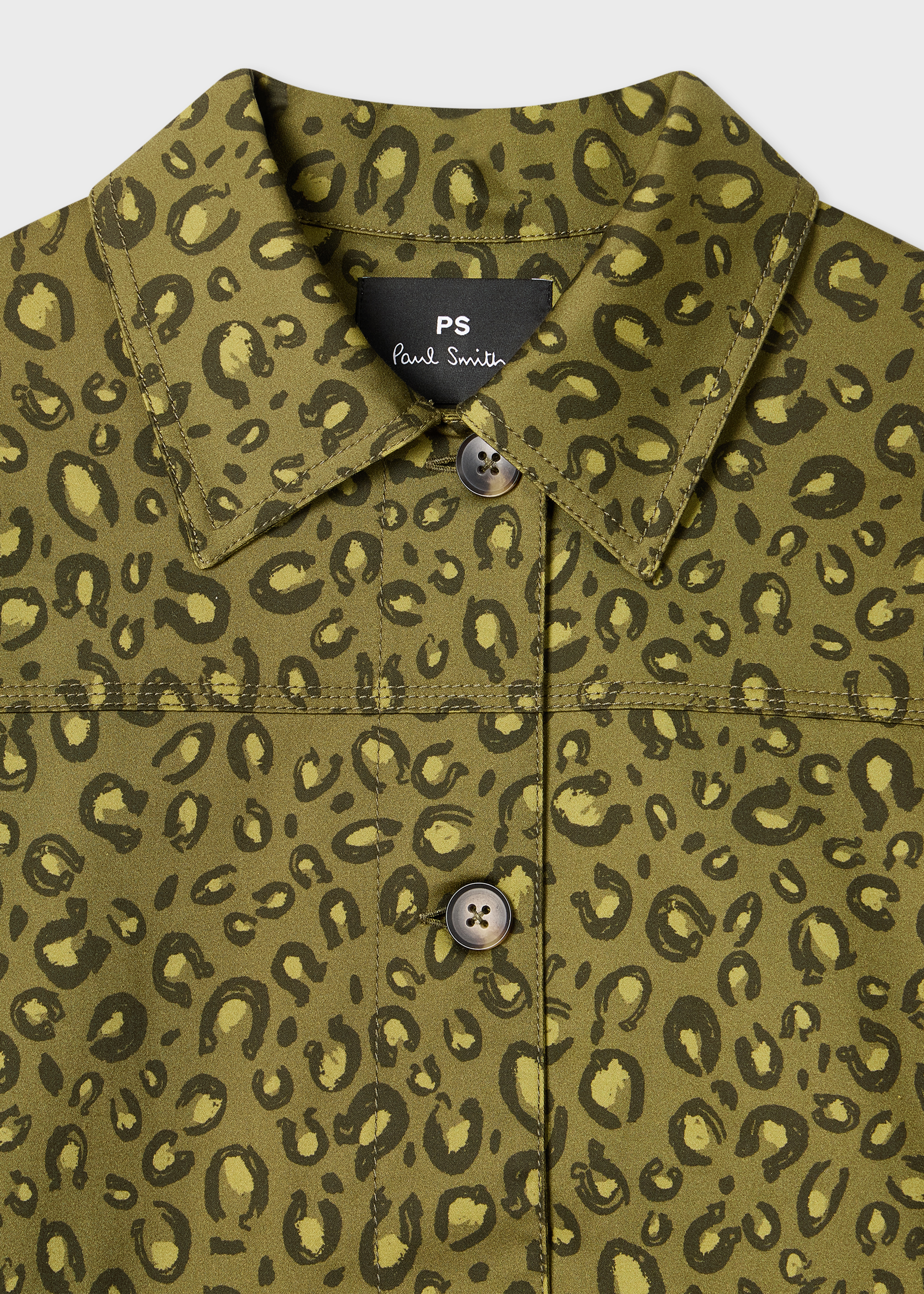 Women's Khaki 'Animal' Print Jacket