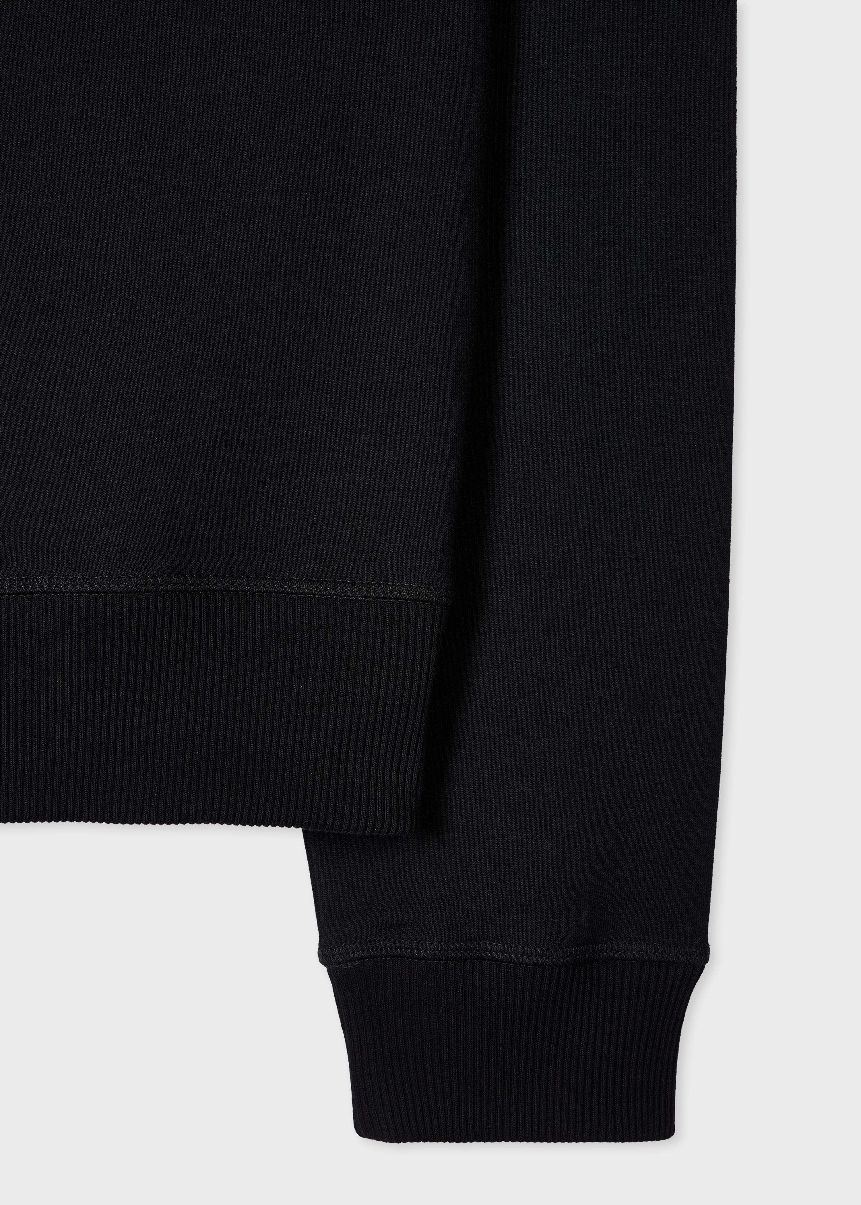 Black Embroidered 'Monkey Headphones' Sweatshirt