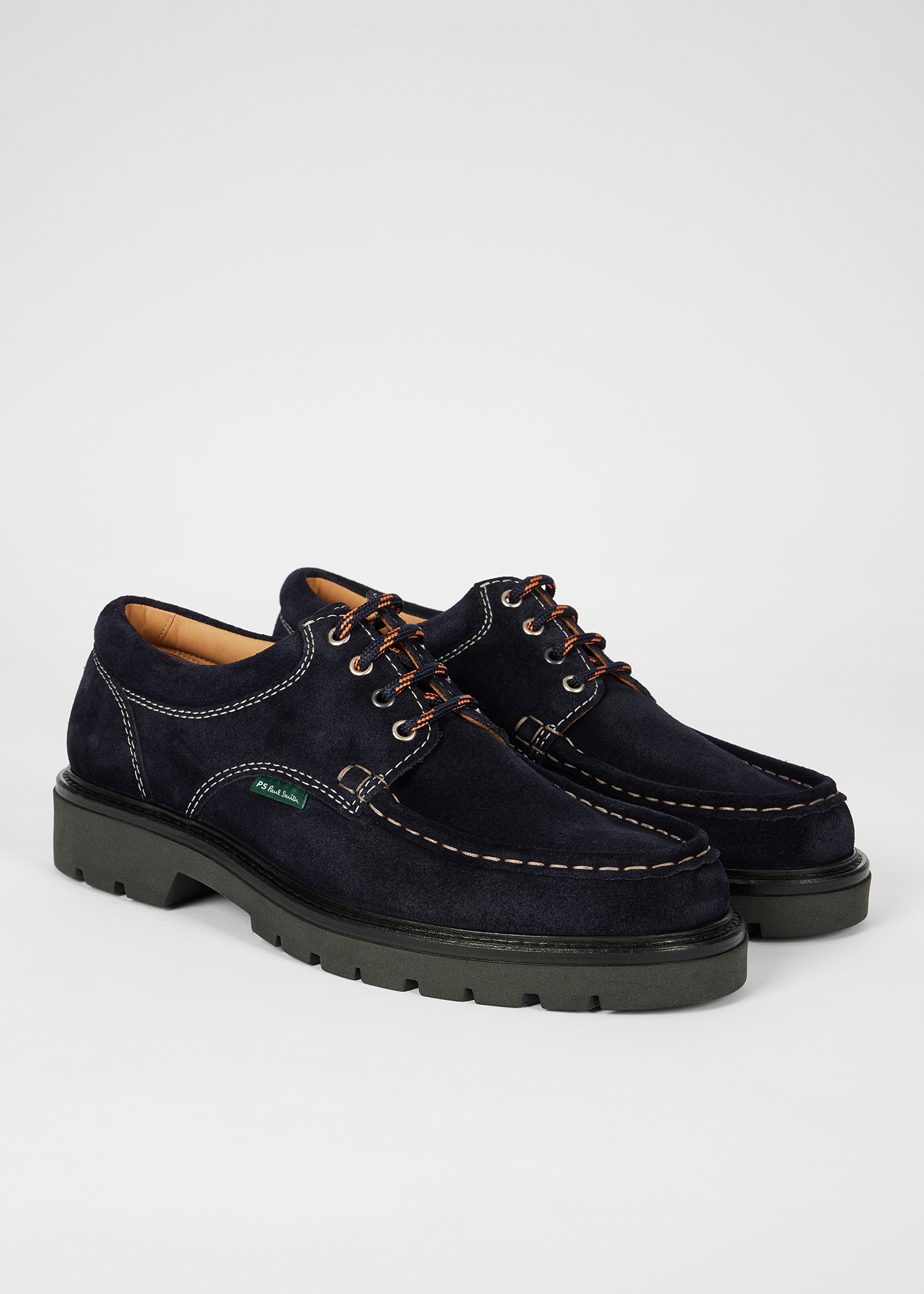 Navy Suede 'Rooster' Shoes