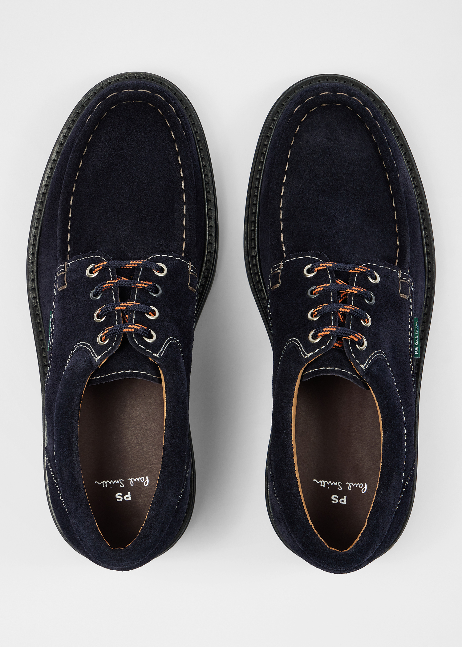 Navy Suede 'Rooster' Shoes