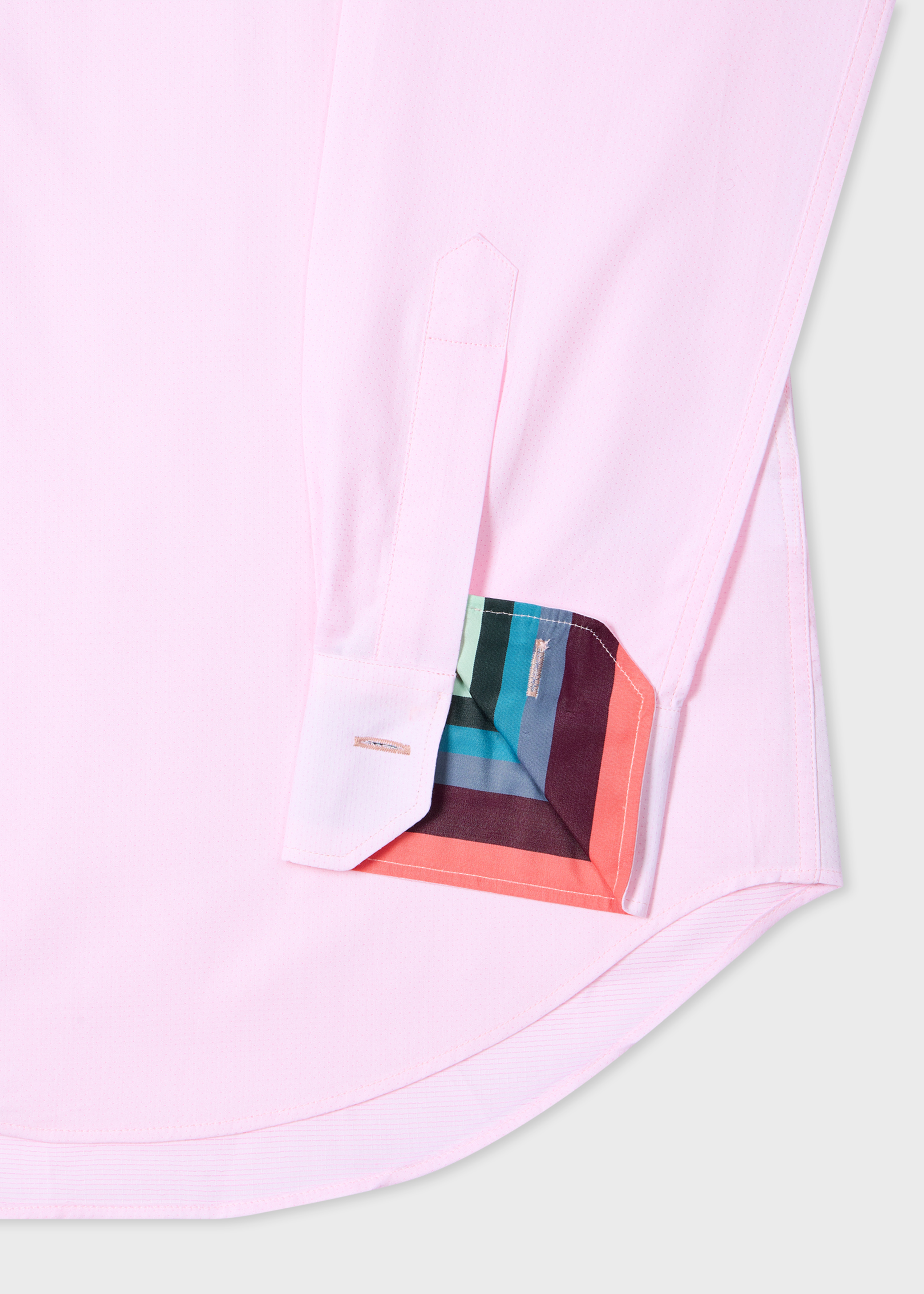 Tailored-Fit Pink Pin-Dot Easy Care Shirt