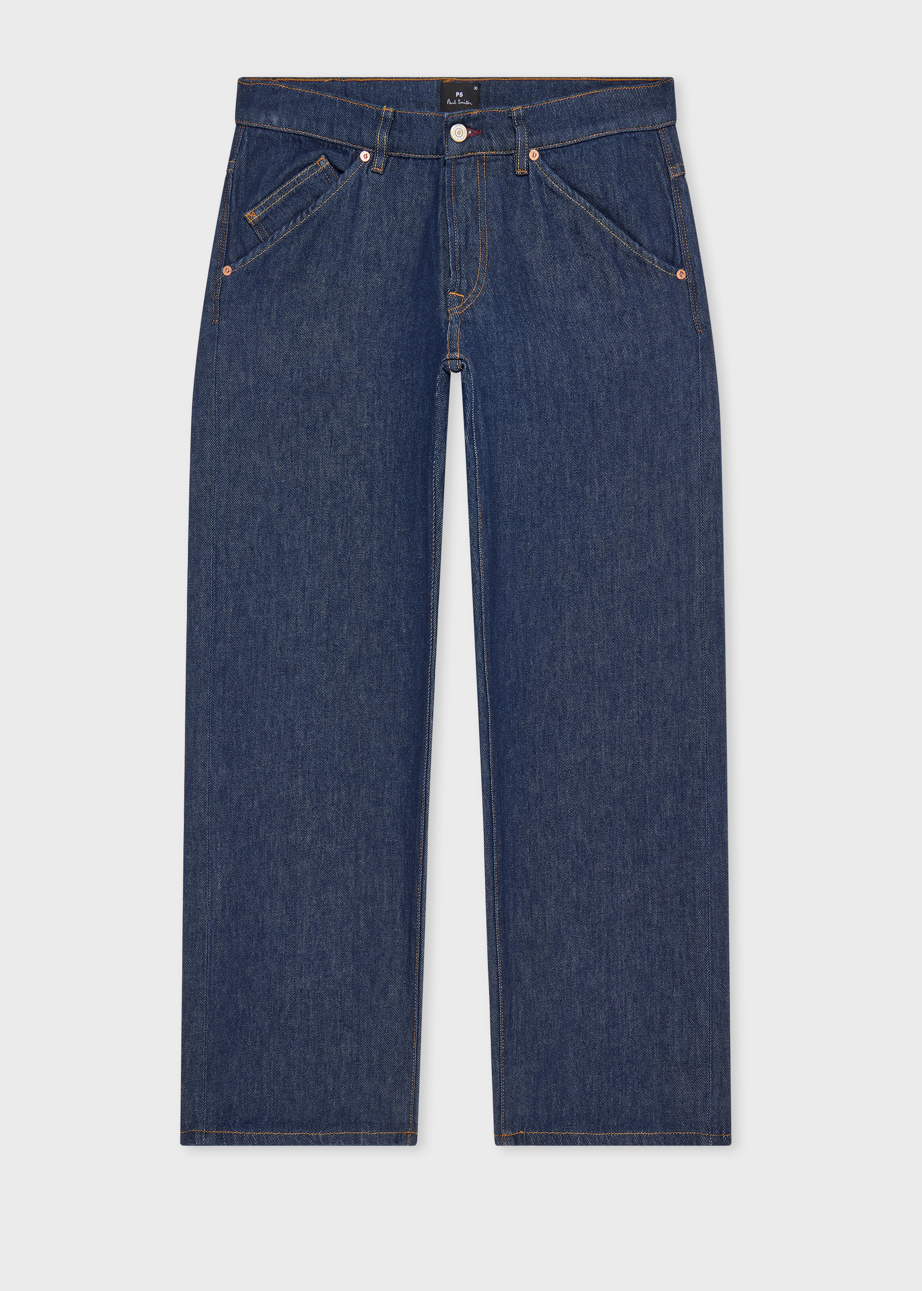 Relaxed-Fit Rinse Wash Recycled Cotton-Blend Jeans