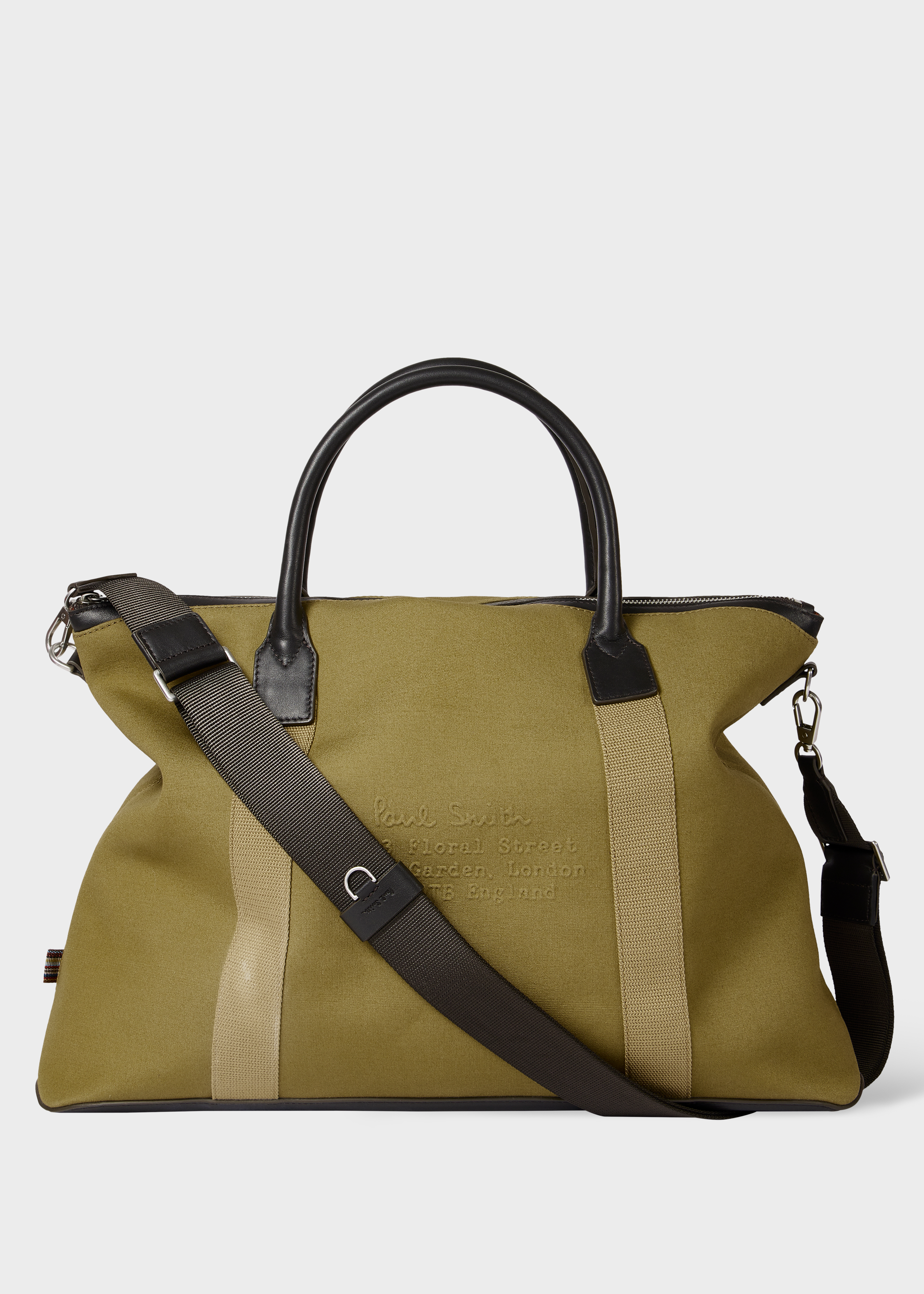 Khaki Canvas Tote Bag