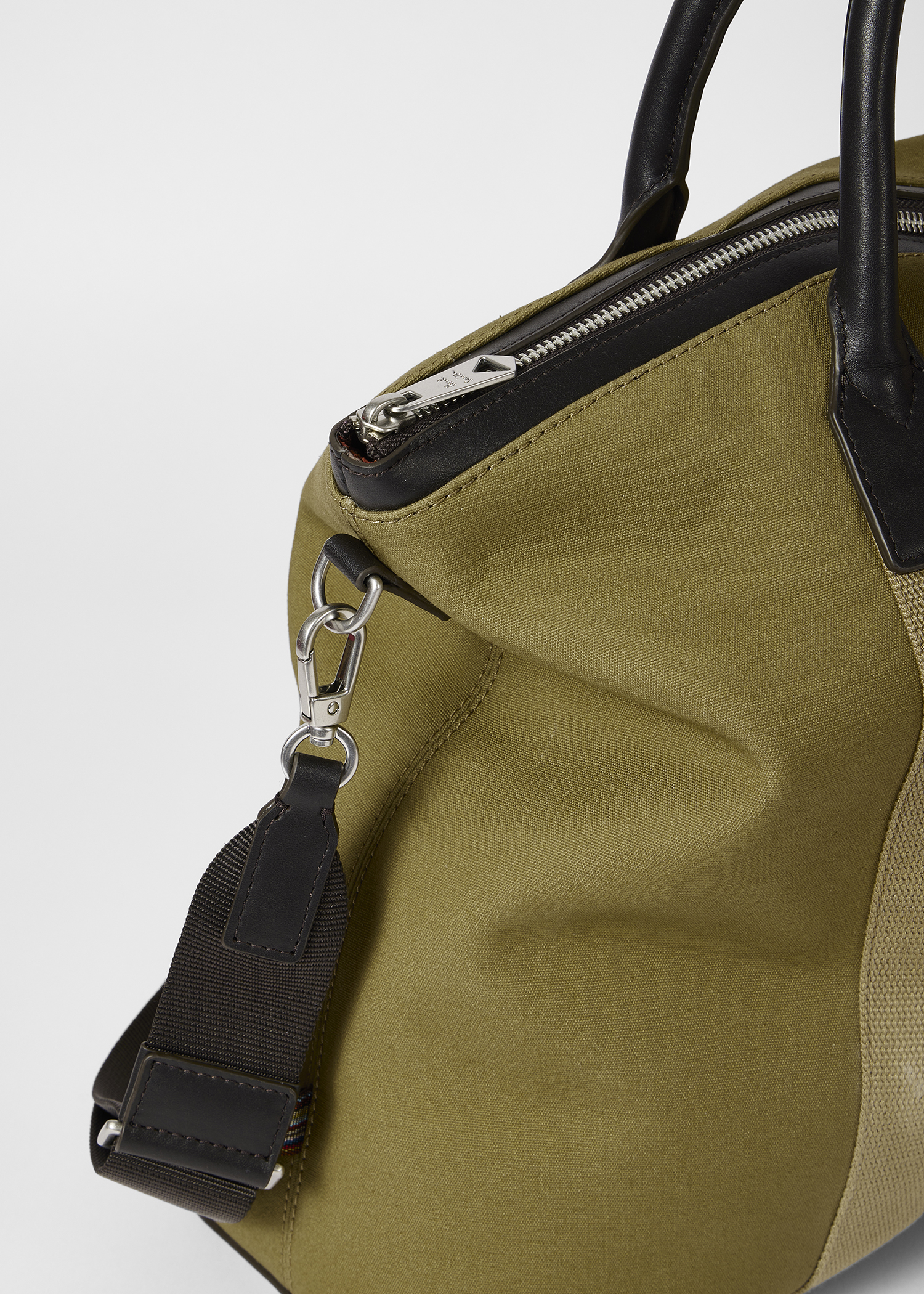 Khaki Canvas Tote Bag