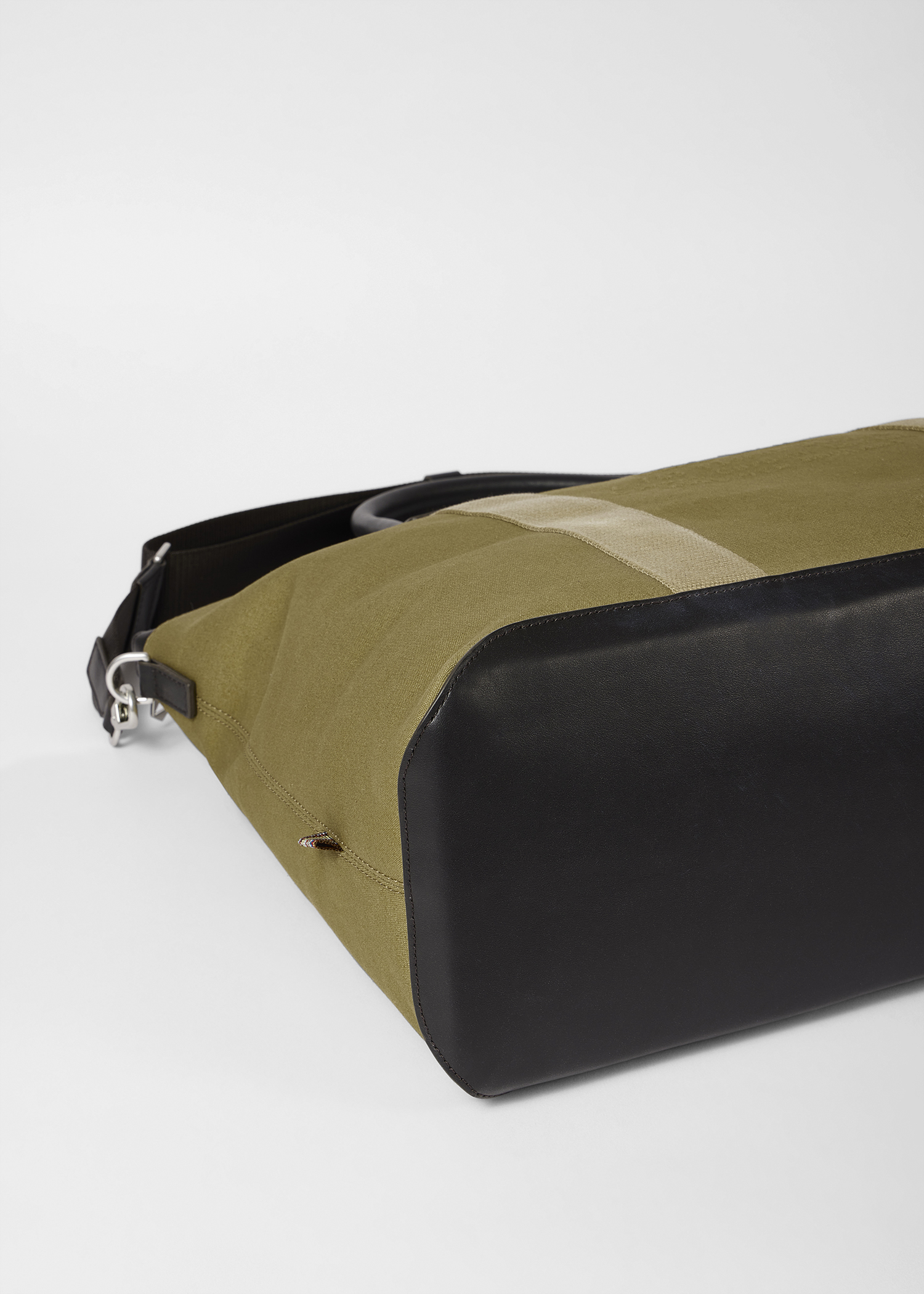 Khaki Canvas Tote Bag