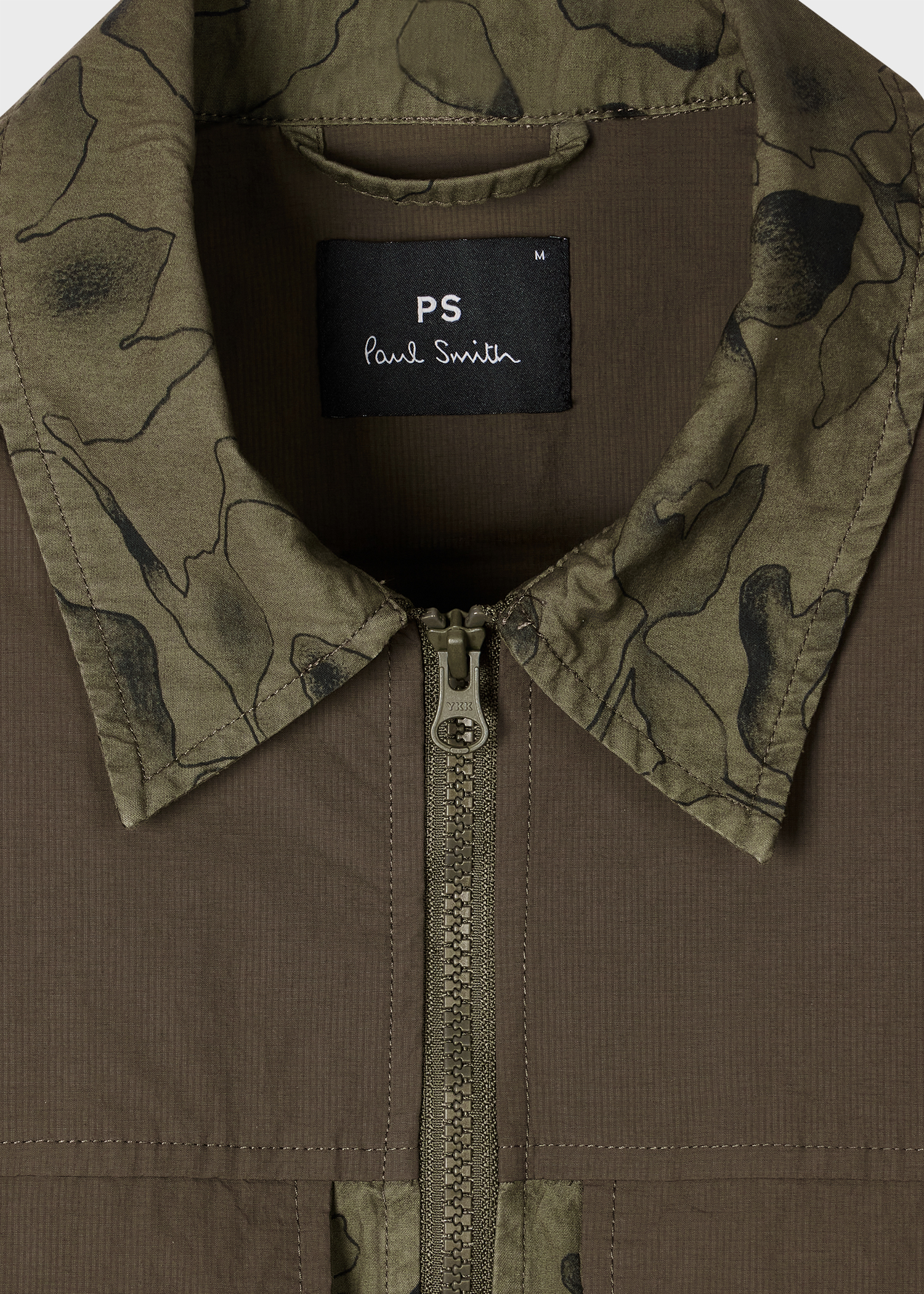 Khaki Cotton 'Good Fortune Floral' Jacket