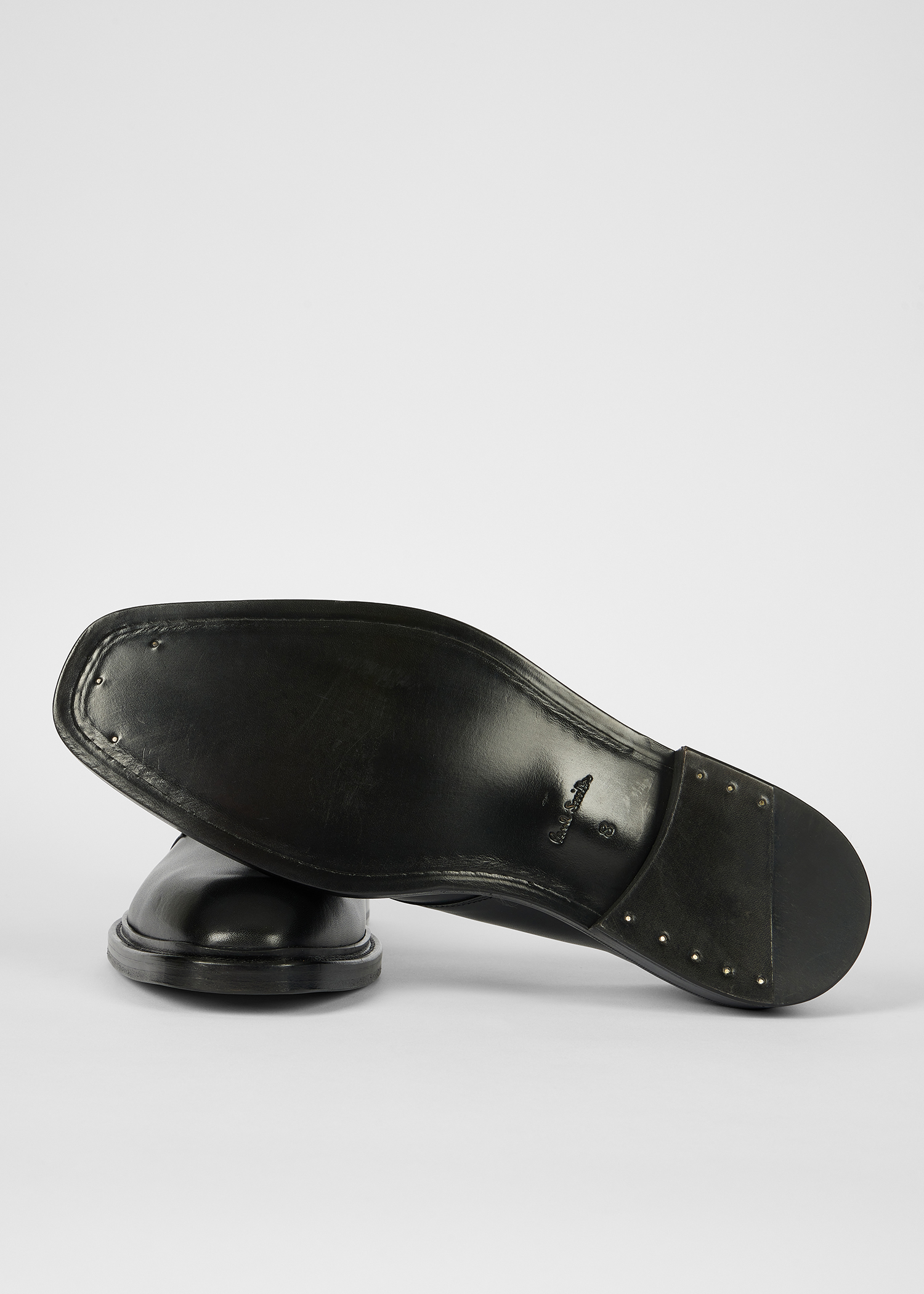 Black Leather 'Sheridan' Shoes