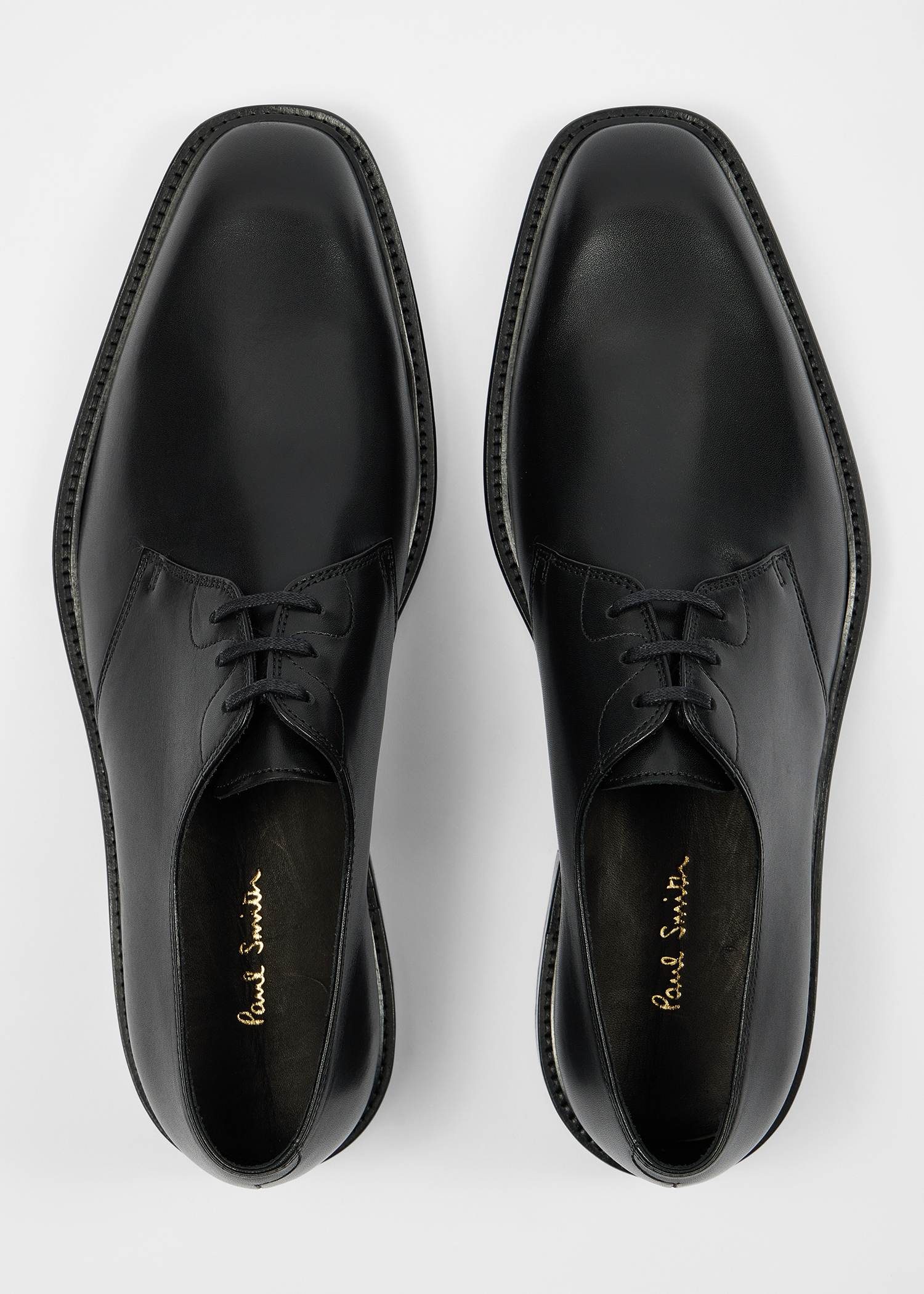 Black Leather 'Sheridan' Shoes