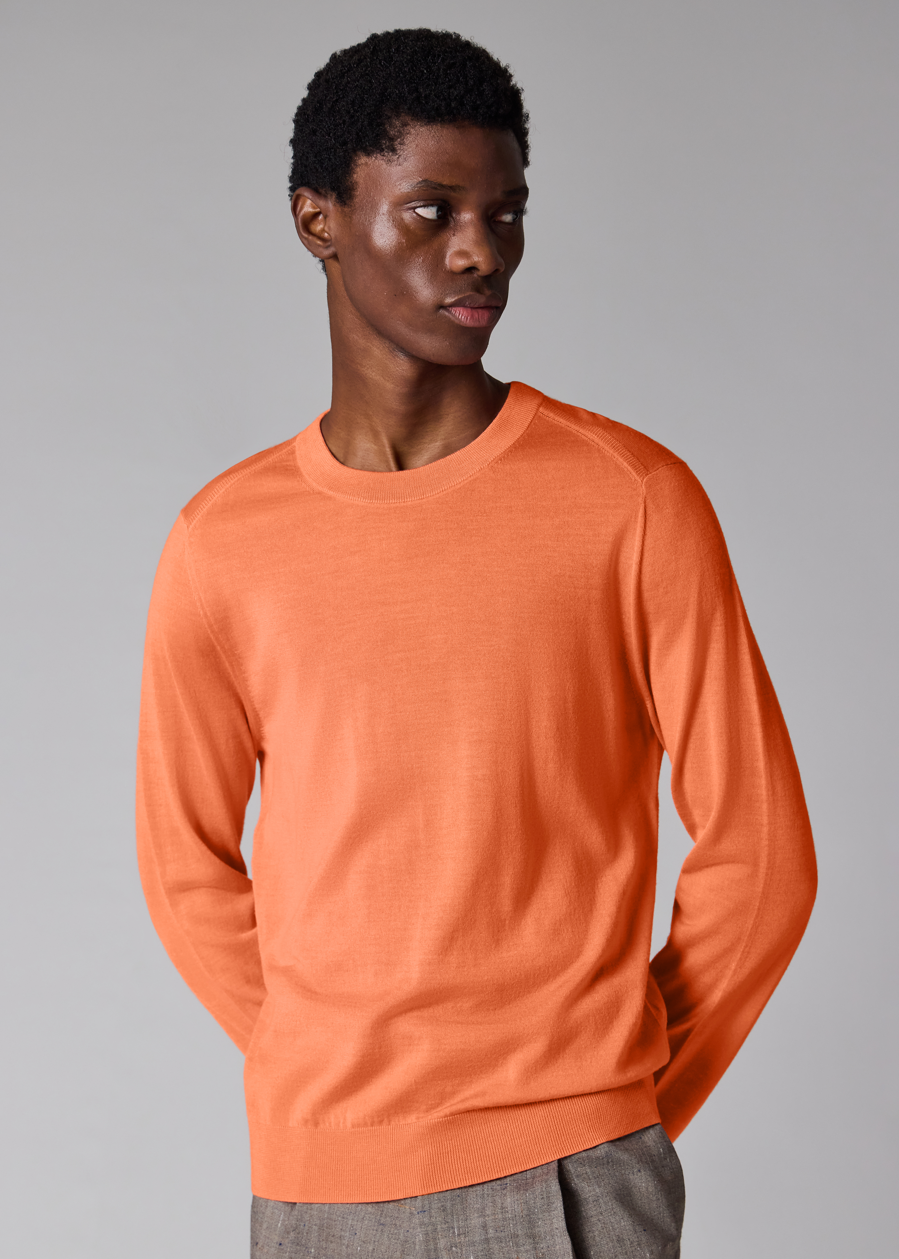 Coral Merino Wool Sweater