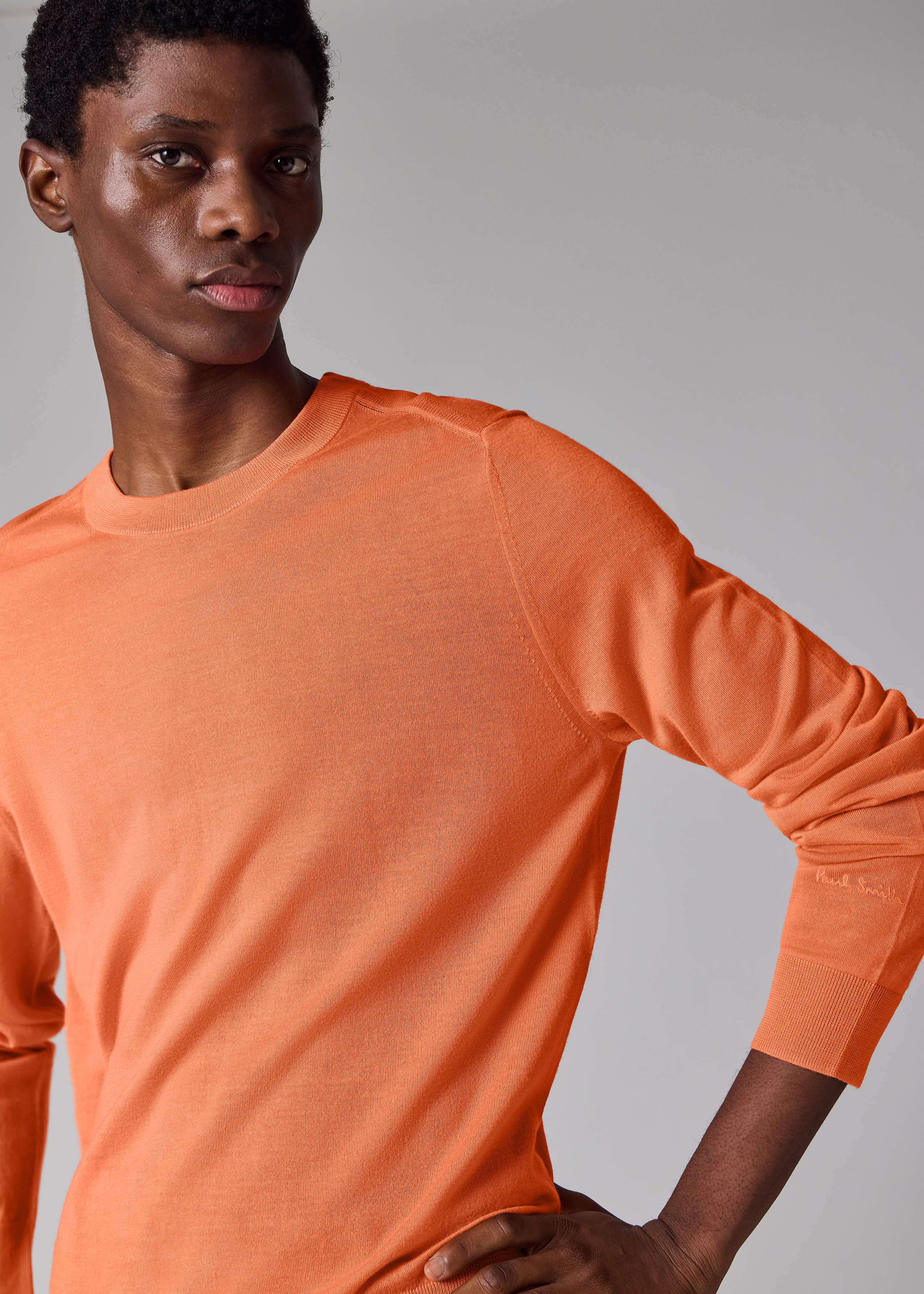 Coral Merino Wool Sweater