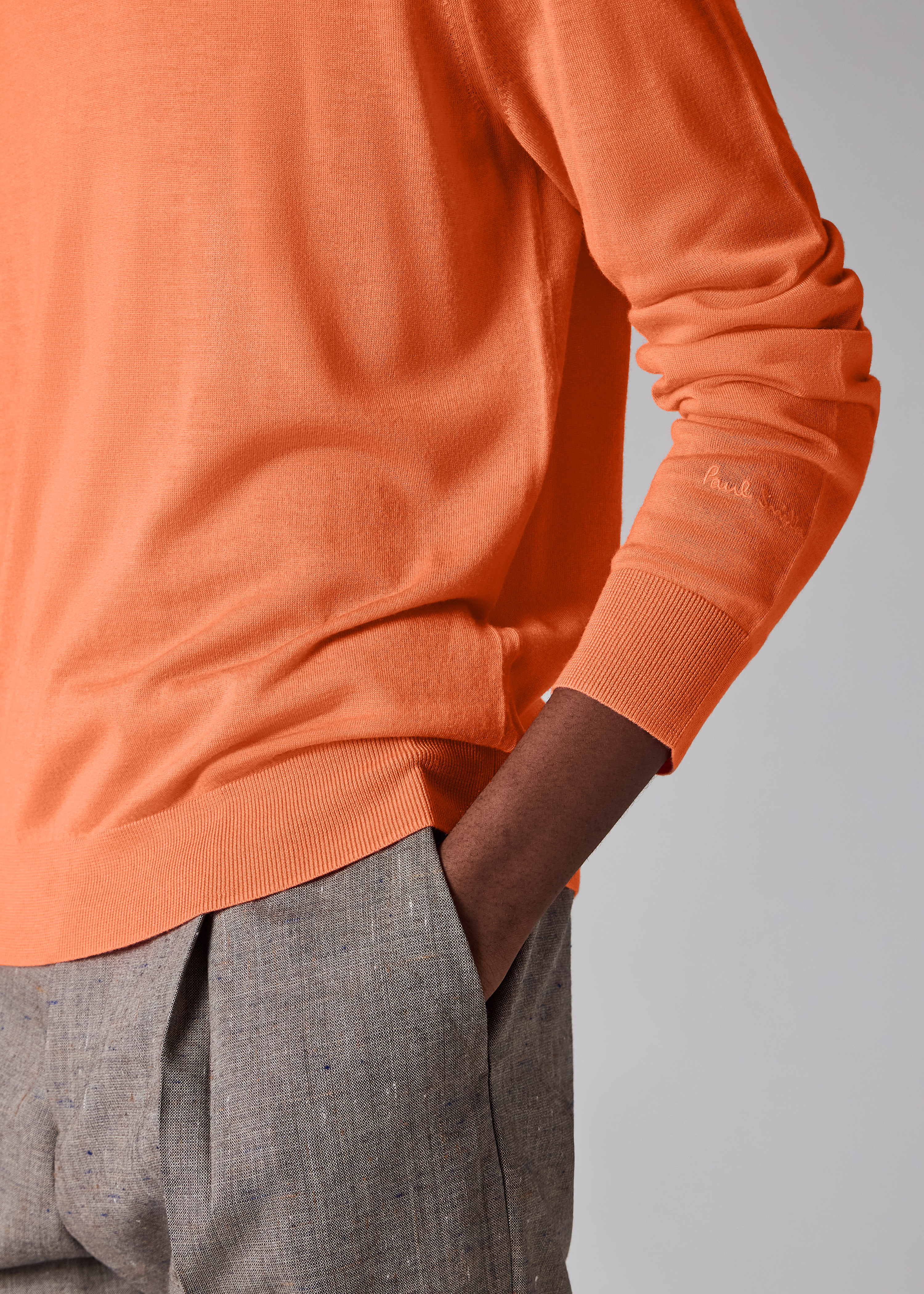 Coral Merino Wool Sweater