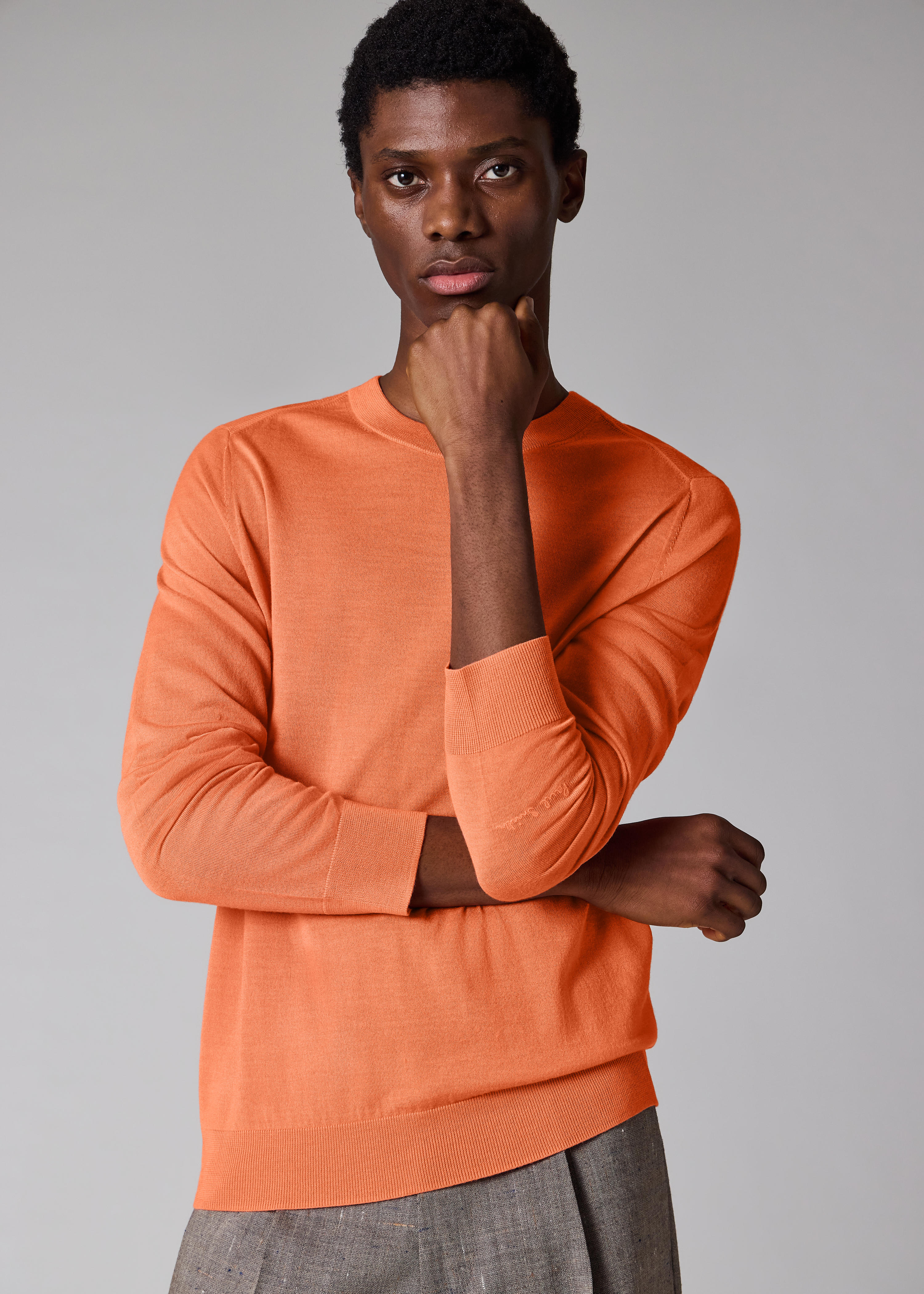 Coral Merino Wool Sweater