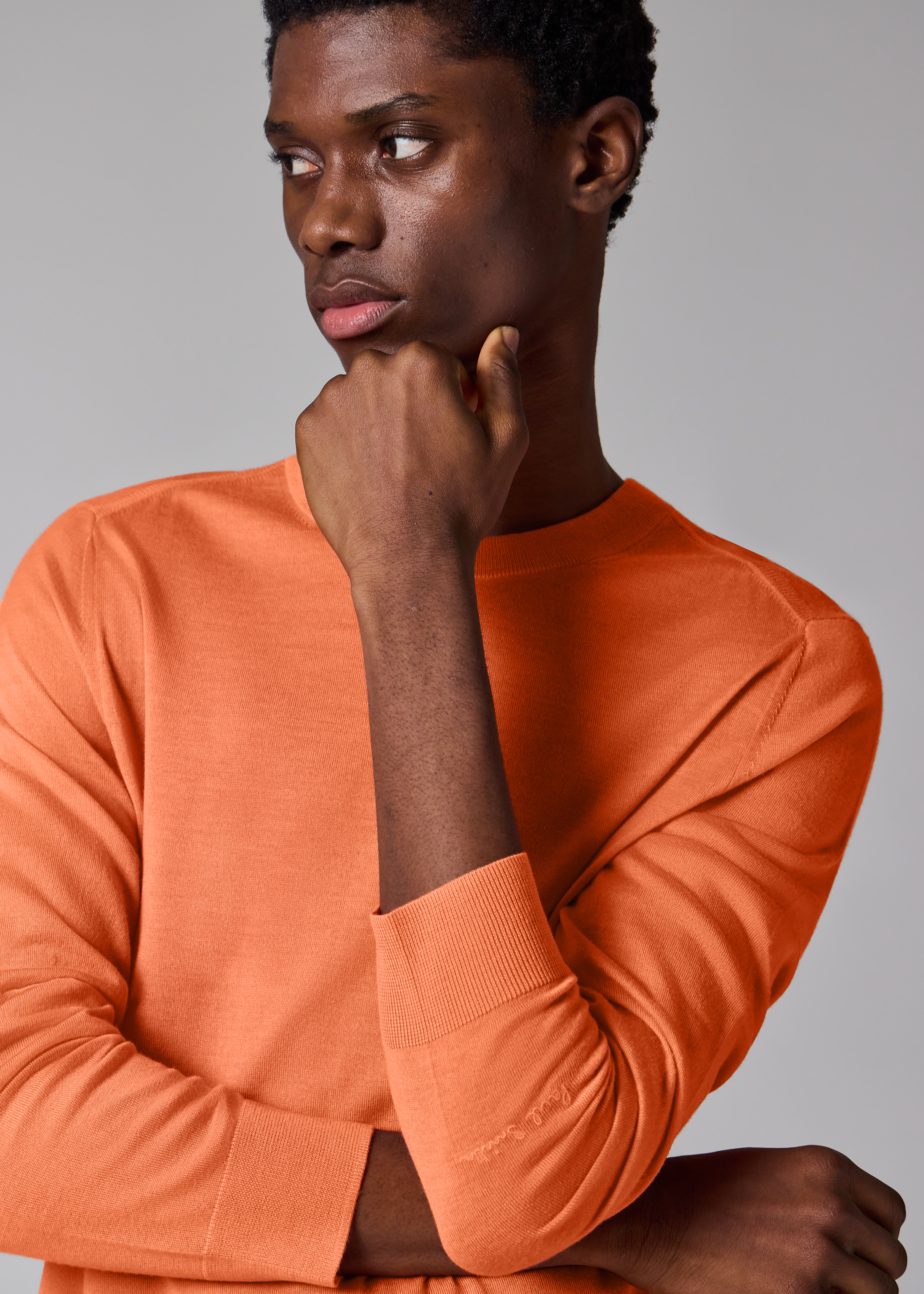 Coral Merino Wool Sweater