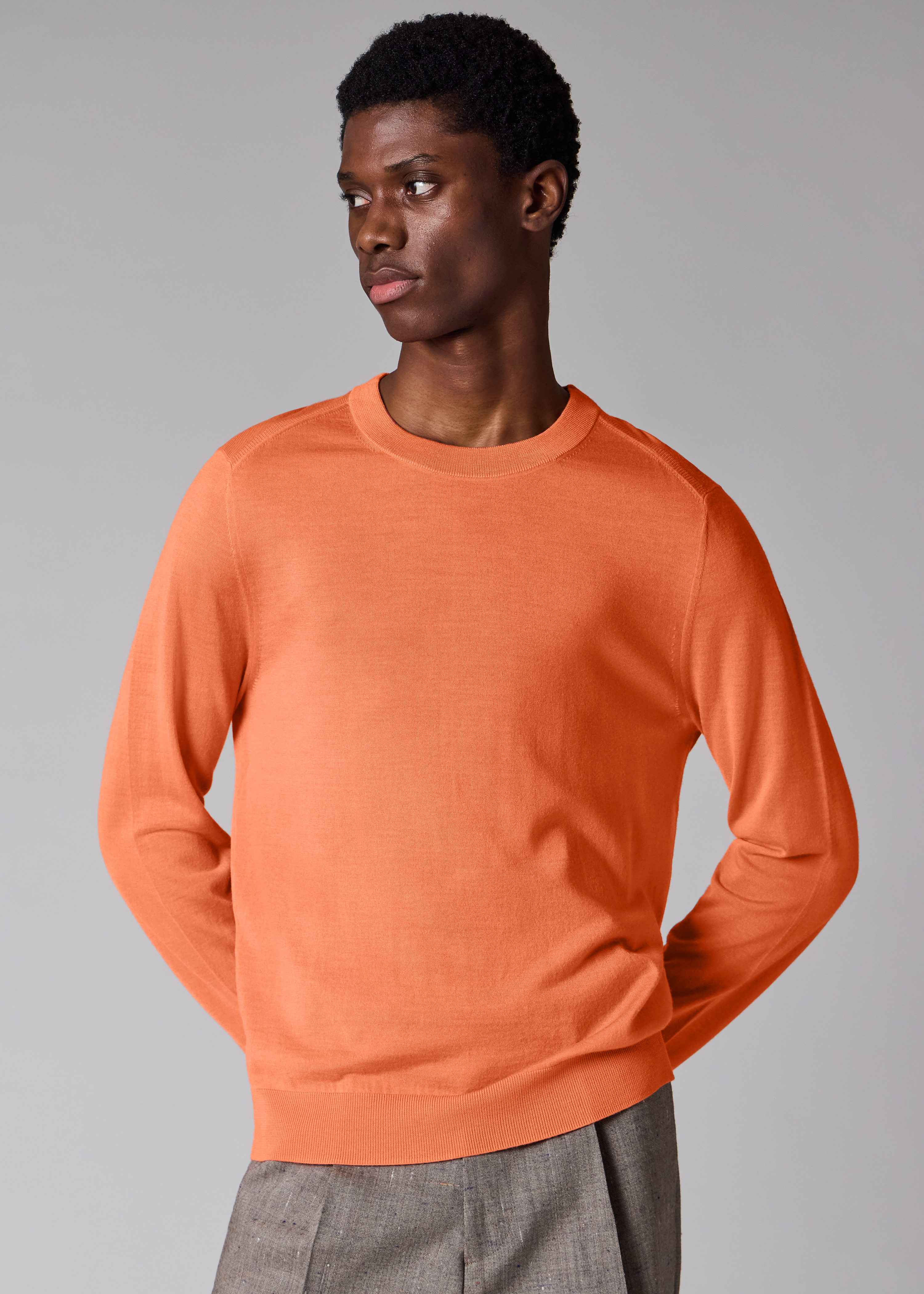 Coral Merino Wool Sweater