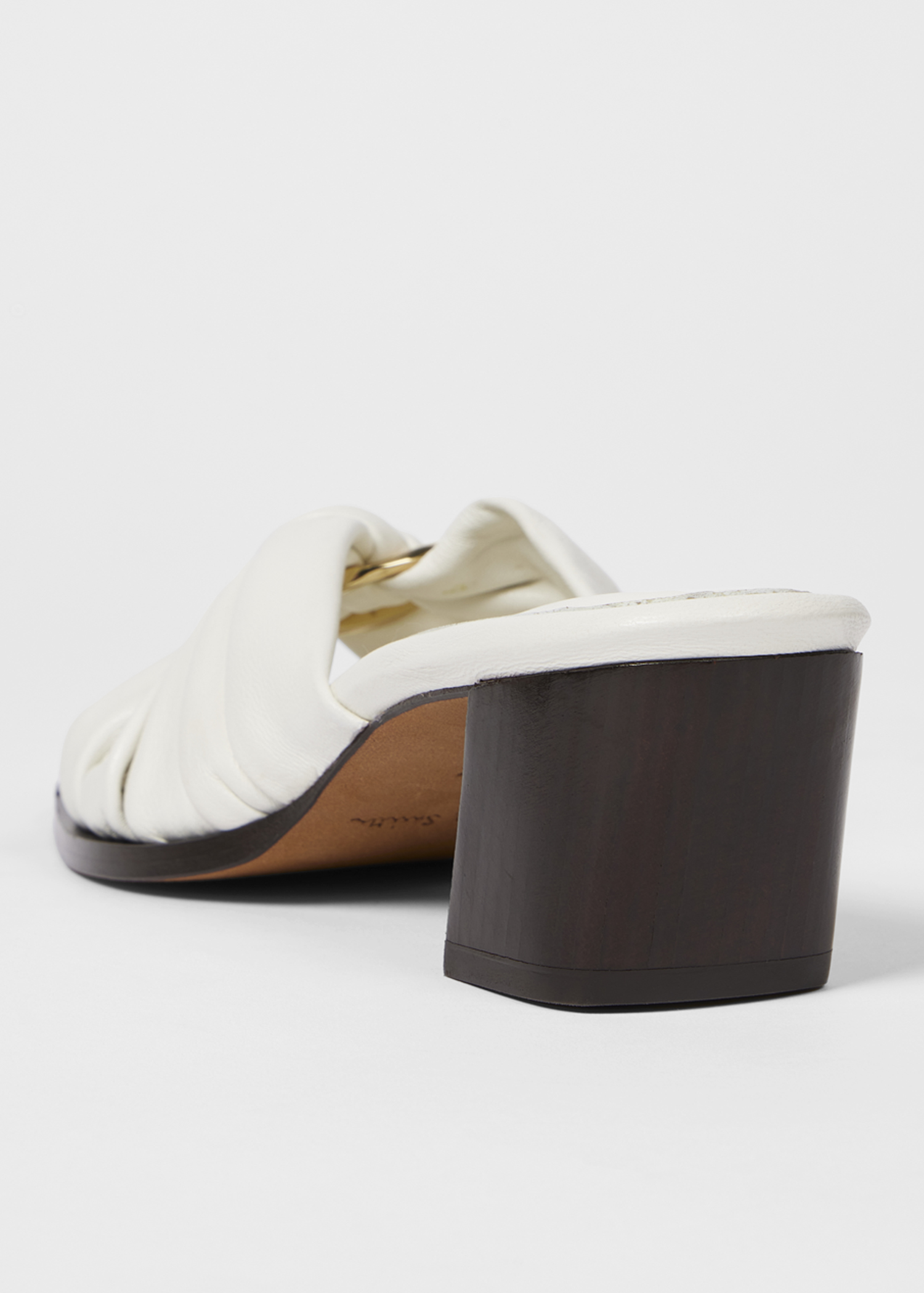 Women's Ecru 'Monivae' Leather Heels