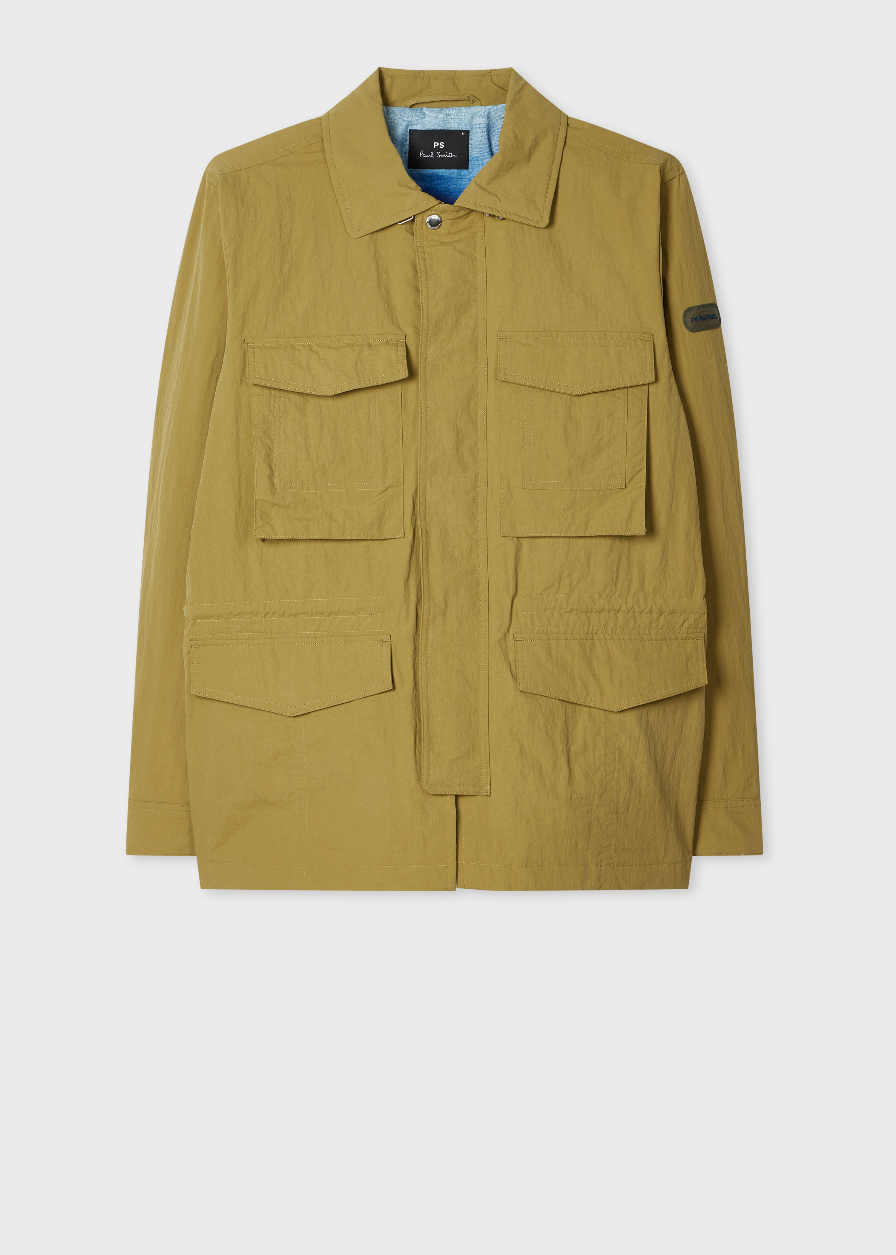 Khaki Cotton-Blend Field Jacket