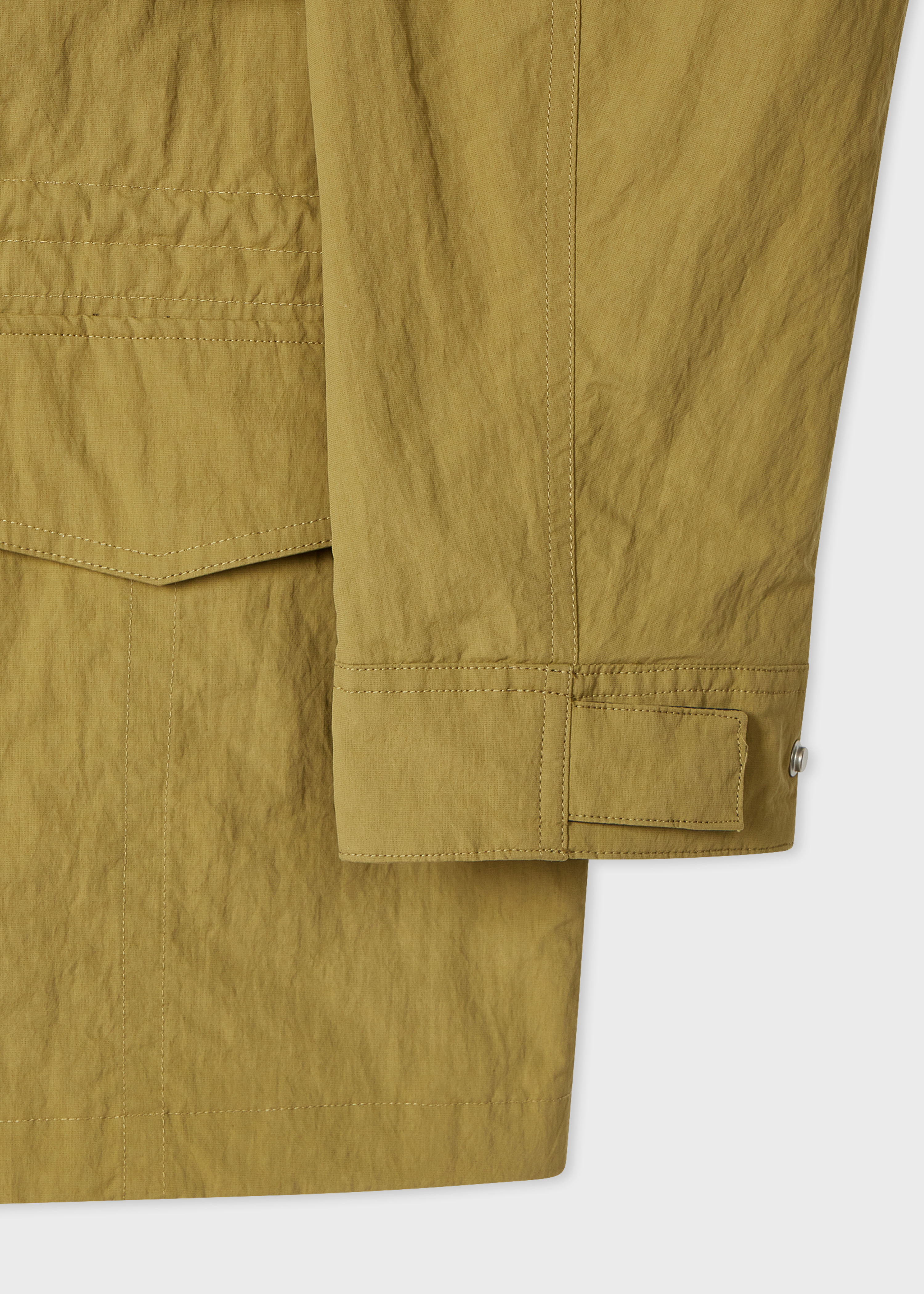Khaki Cotton-Blend Field Jacket