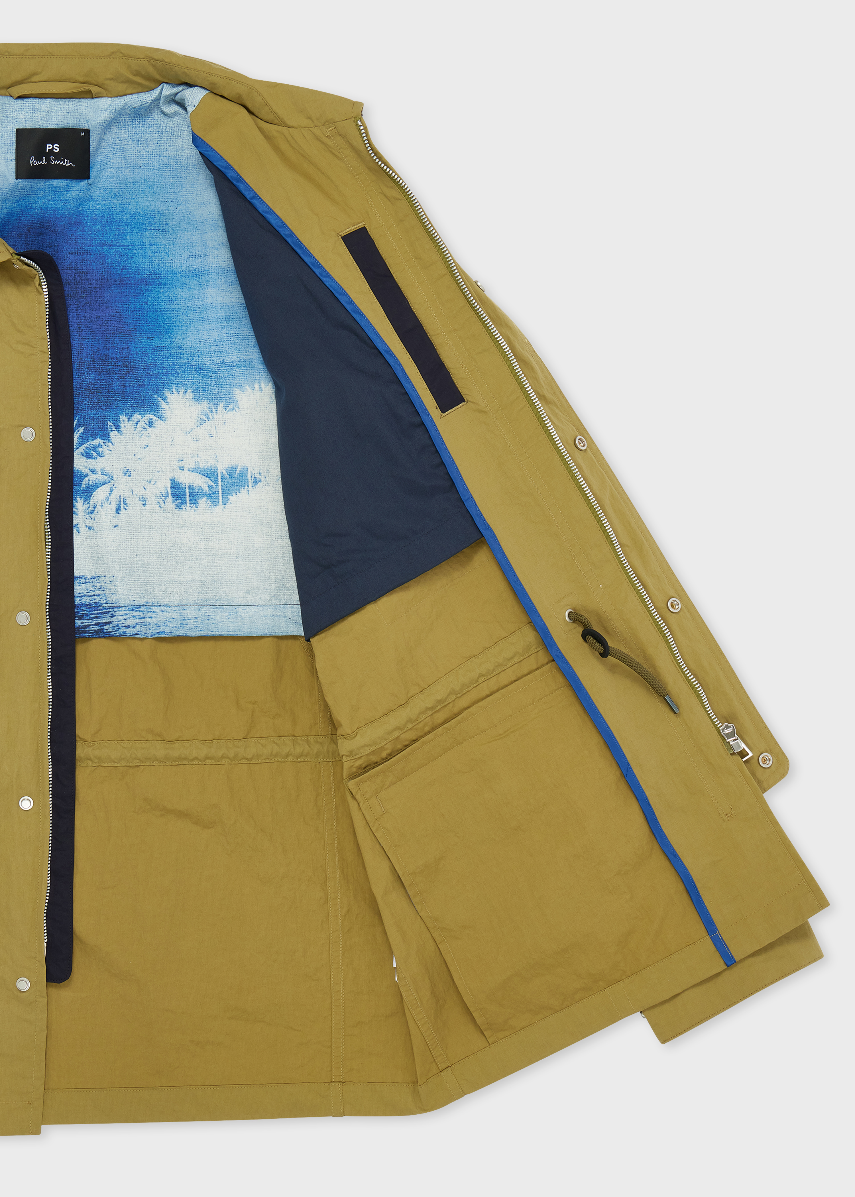 Khaki Cotton-Blend Field Jacket