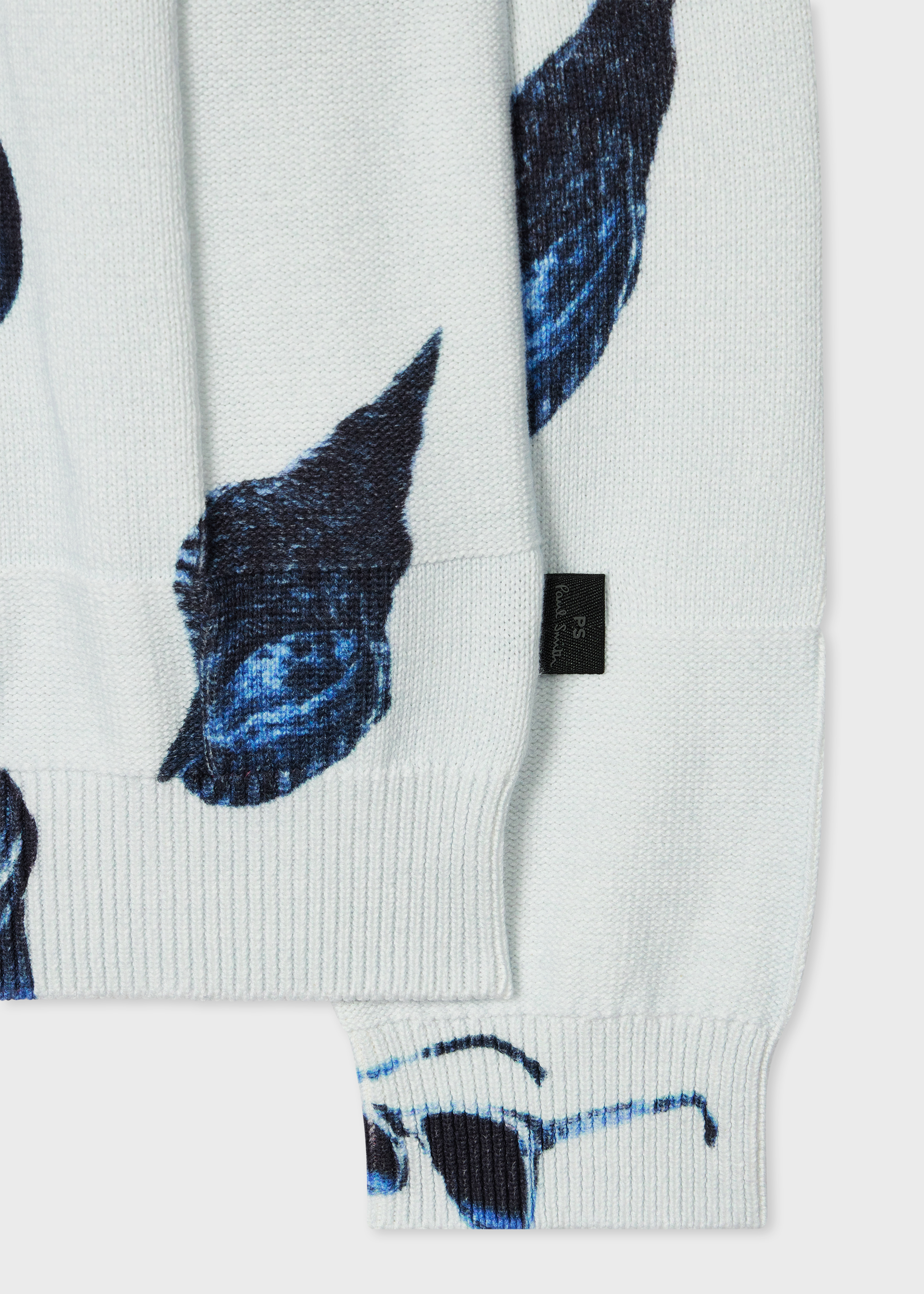Light Blue 'Sunbleached Snaps' Print Sweater