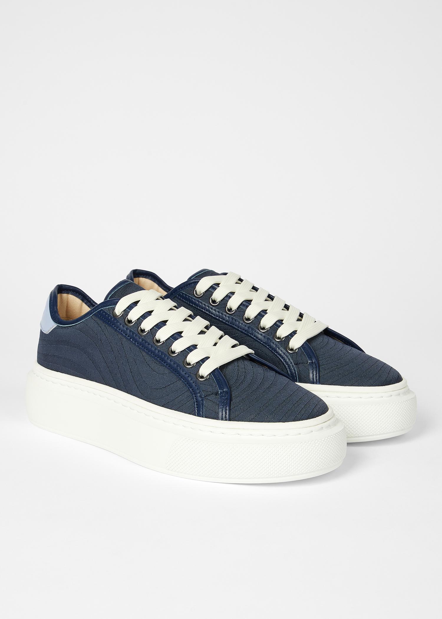 Women's Navy 'Swirl' 'Guppy' Platform Trainers